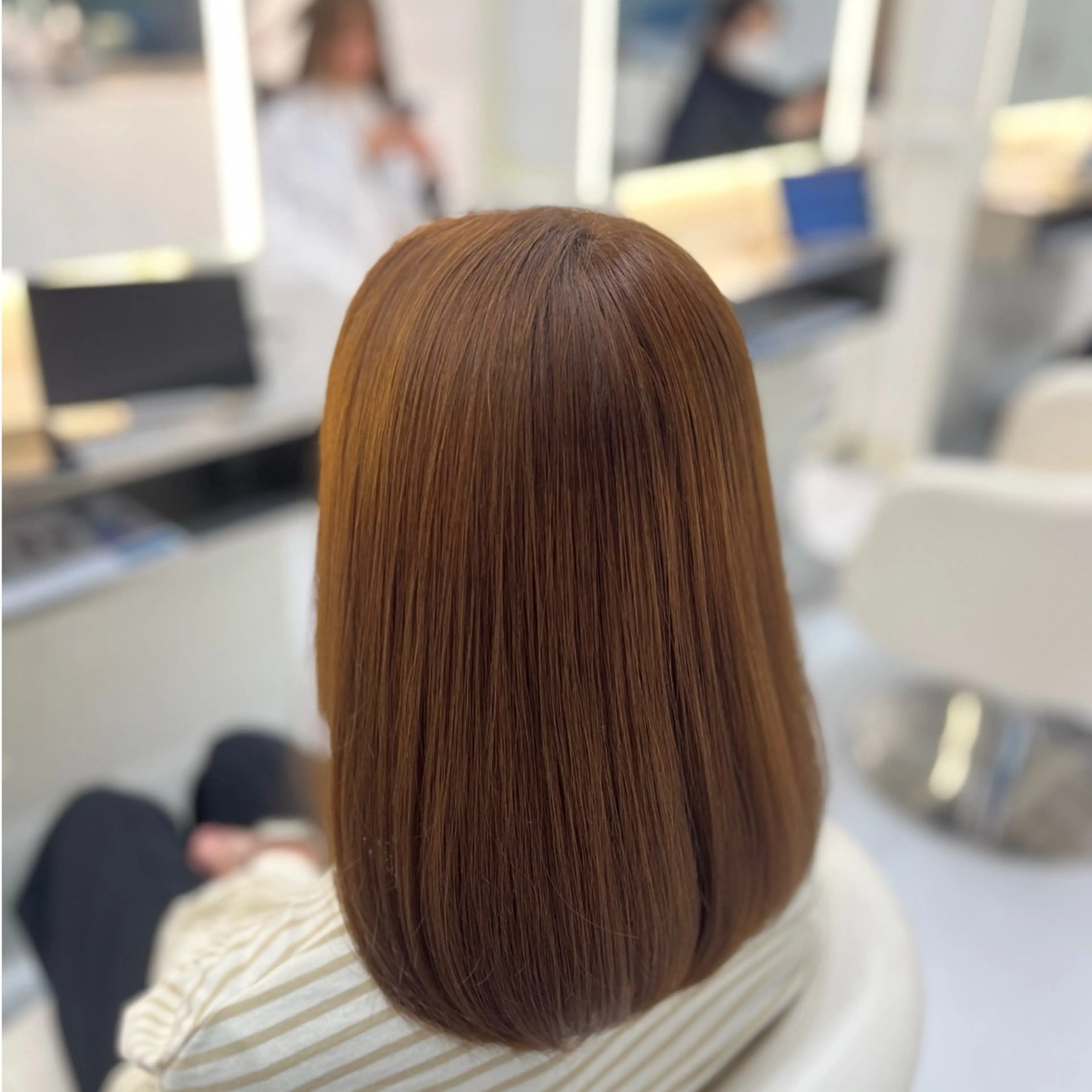 ミディアム 髪質改善 asterisk所属・涼音 🫧前髪お助け美容師のヘアスタイル