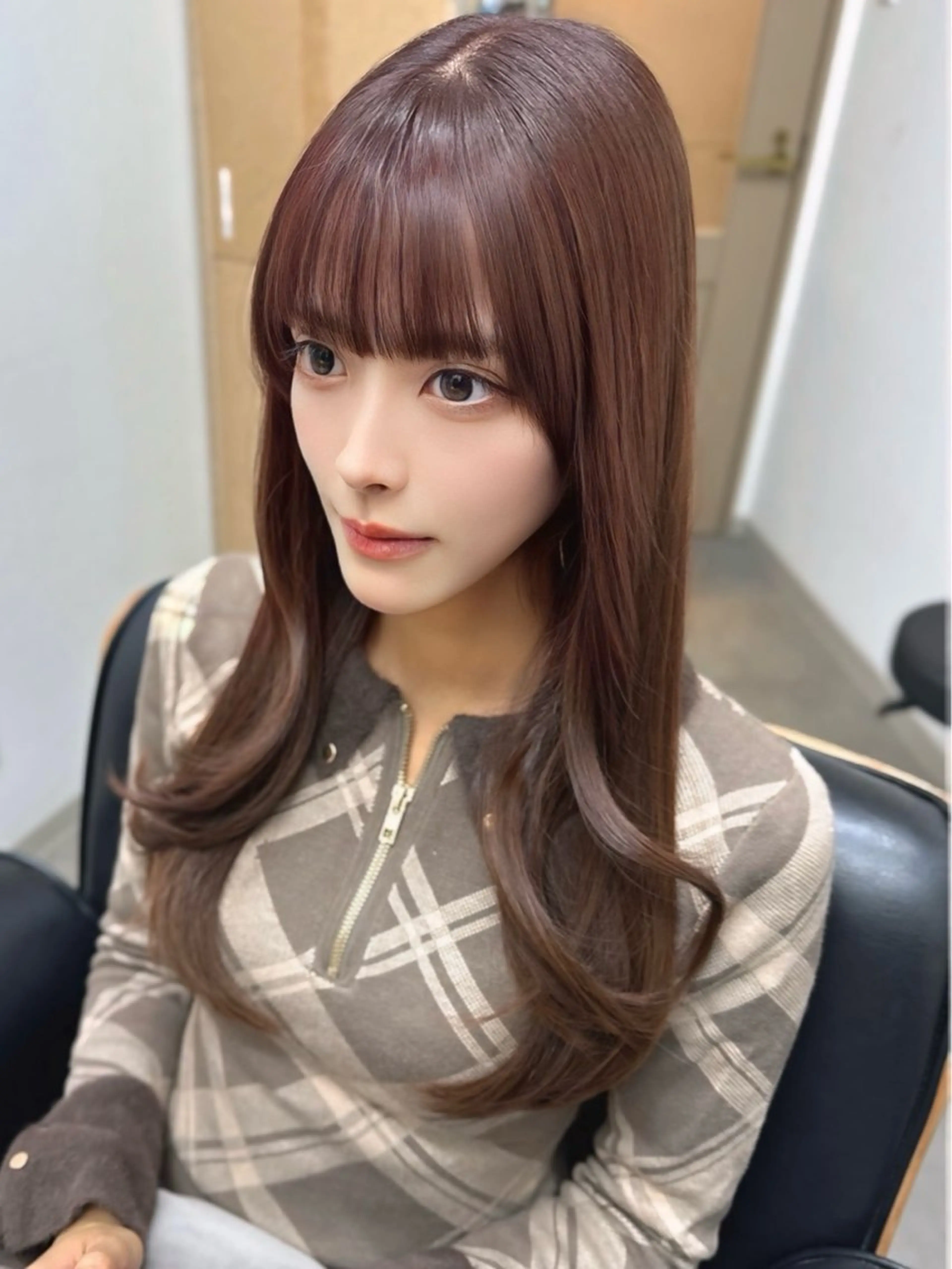 ロング カラー アディクシーカラー イルミナカラー クオルシアカラー 髪質改善 韓国風ヘア カット ヘアカラー トリートメント The Apartment of Solon 船橋 2nd所属・艶髪改善師/高橋潤 /NEO髪質改善のヘアスタイル