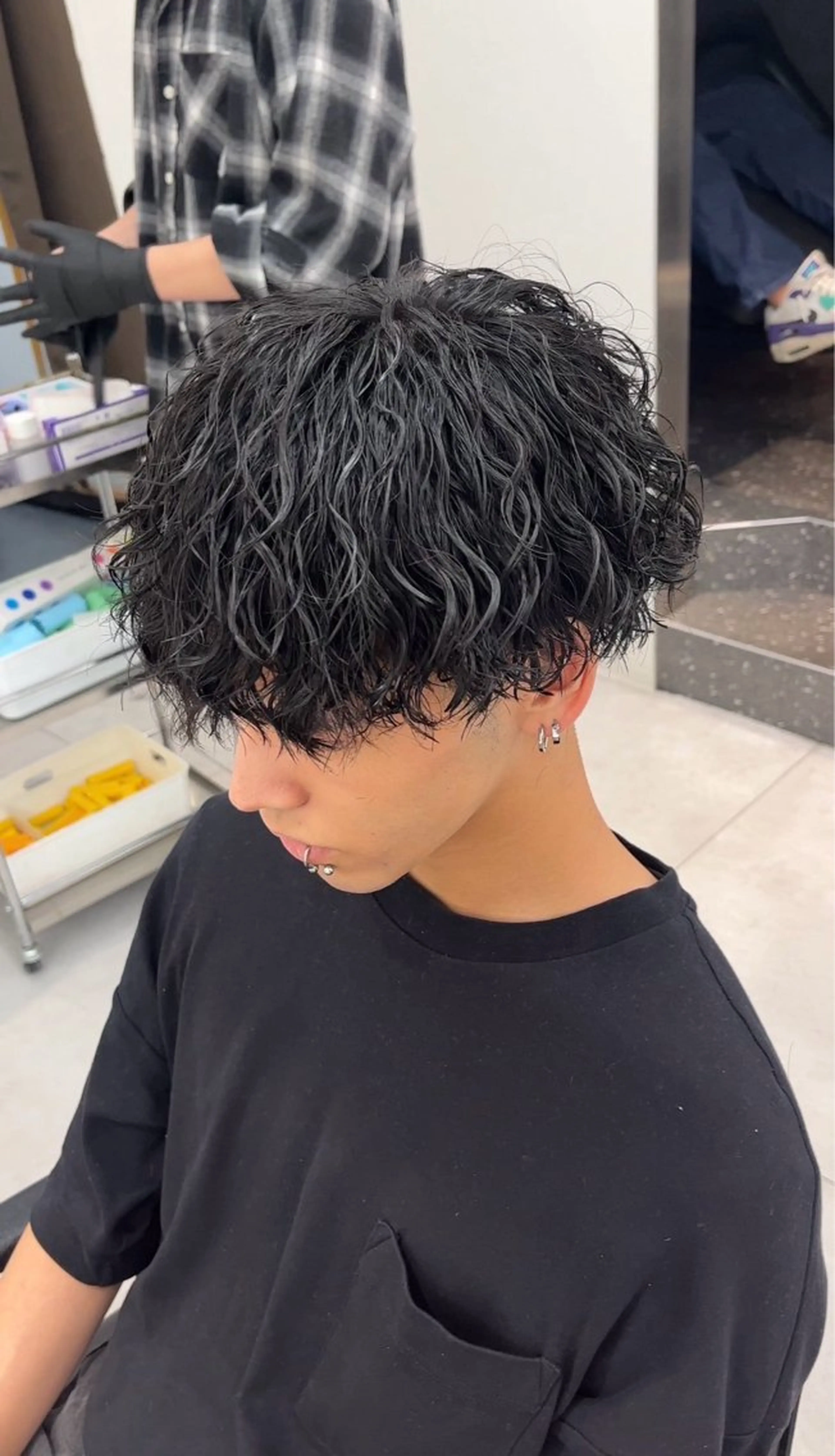 パーマ メンズ メンズパーマ ツイストスパイラルパーマ スパイラルパーマ メンズ専門/パーマ 特化/栄/北出瑞貴のヘアスタイル