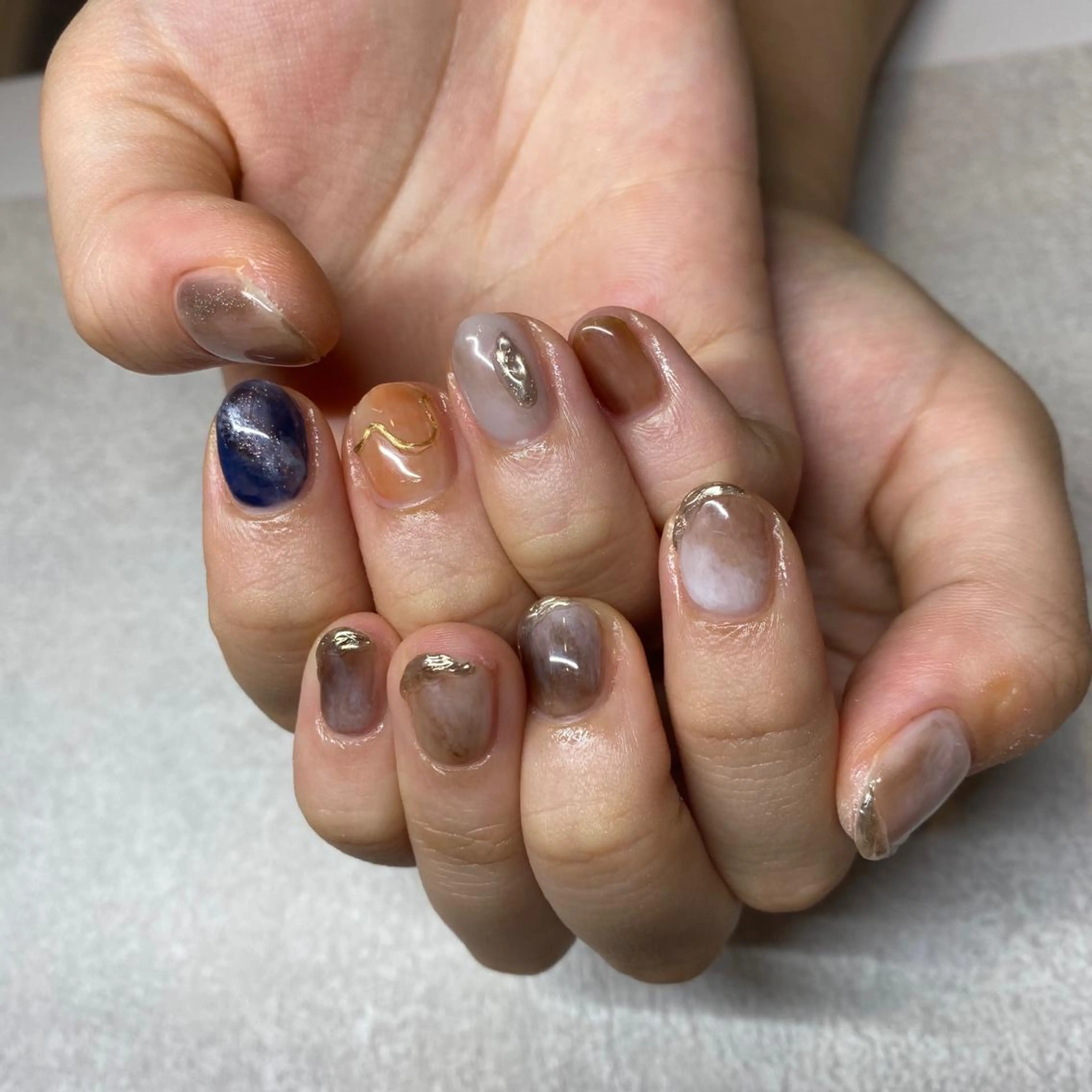 ネイル ハンドネイル NORA nail UMEDAのネイルデザイン