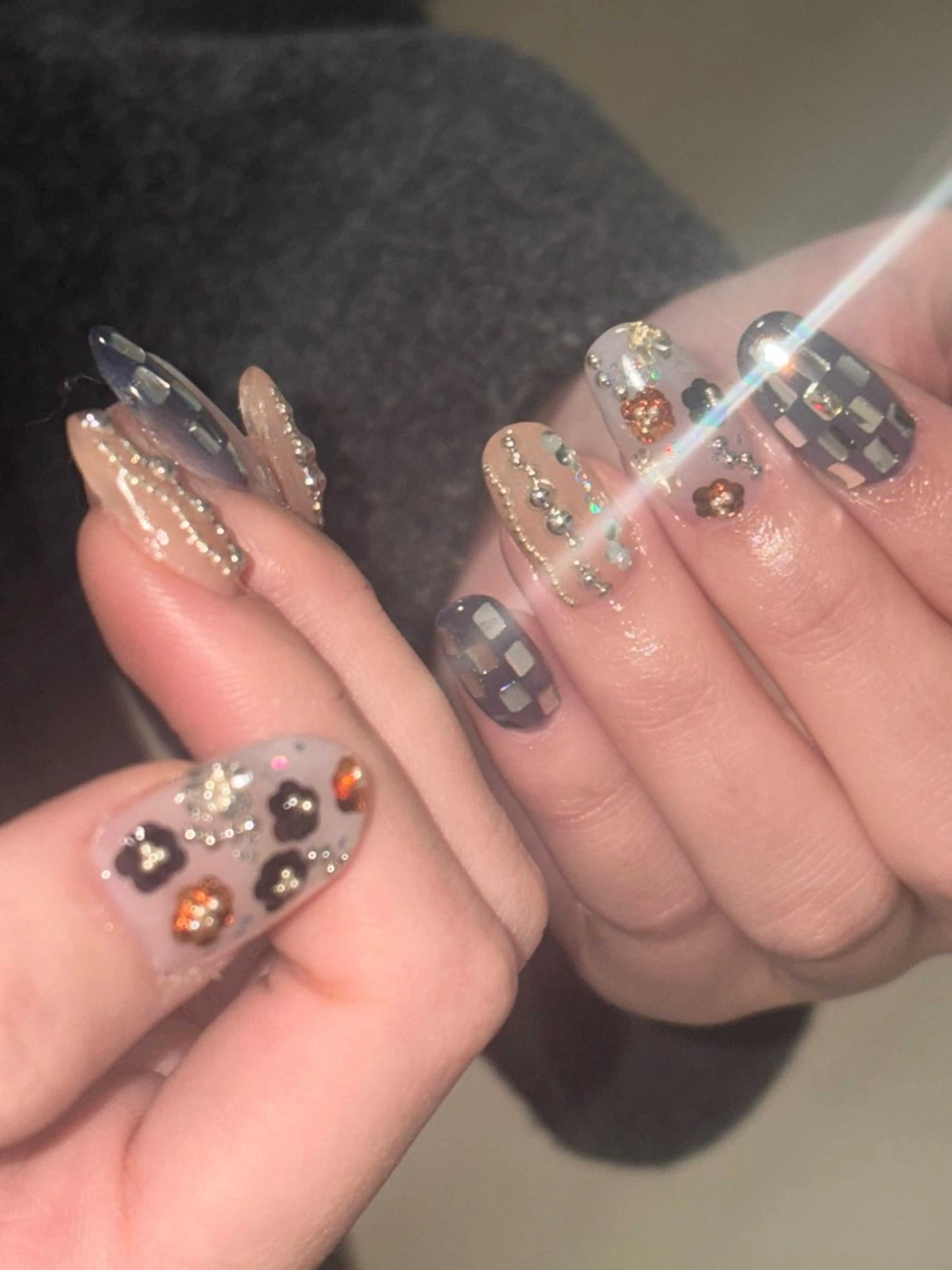 メンズ ネイル ハンドネイル ✨akari✨ 韓国、メンズネイルのネイルデザイン