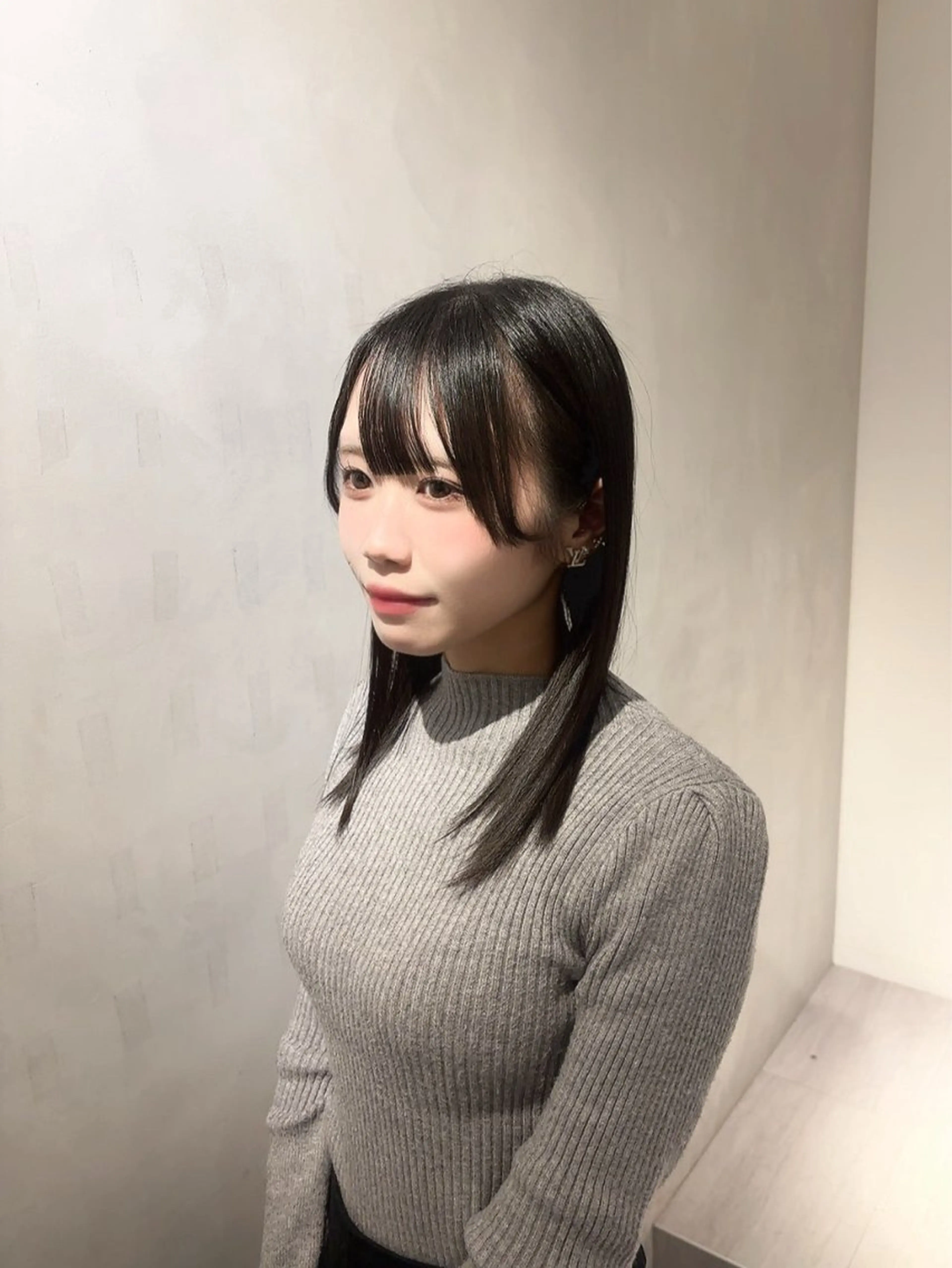 セミロング 縮毛矯正 🐭 MIKITO🐭のヘアスタイル