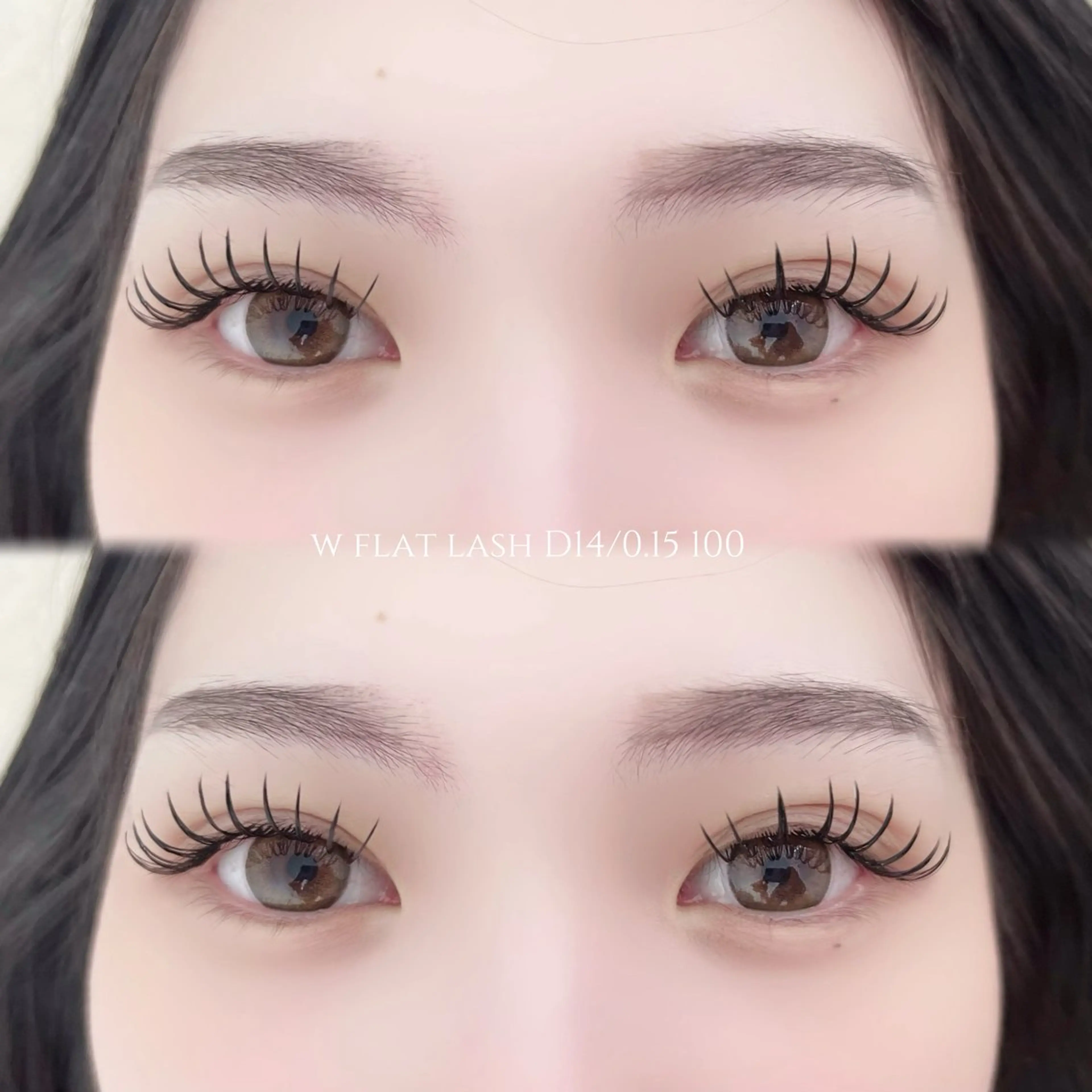 《韓国束感まつげ》Wフラット80束+束感コーティング🌼￥7000→￥5990✨️の写真