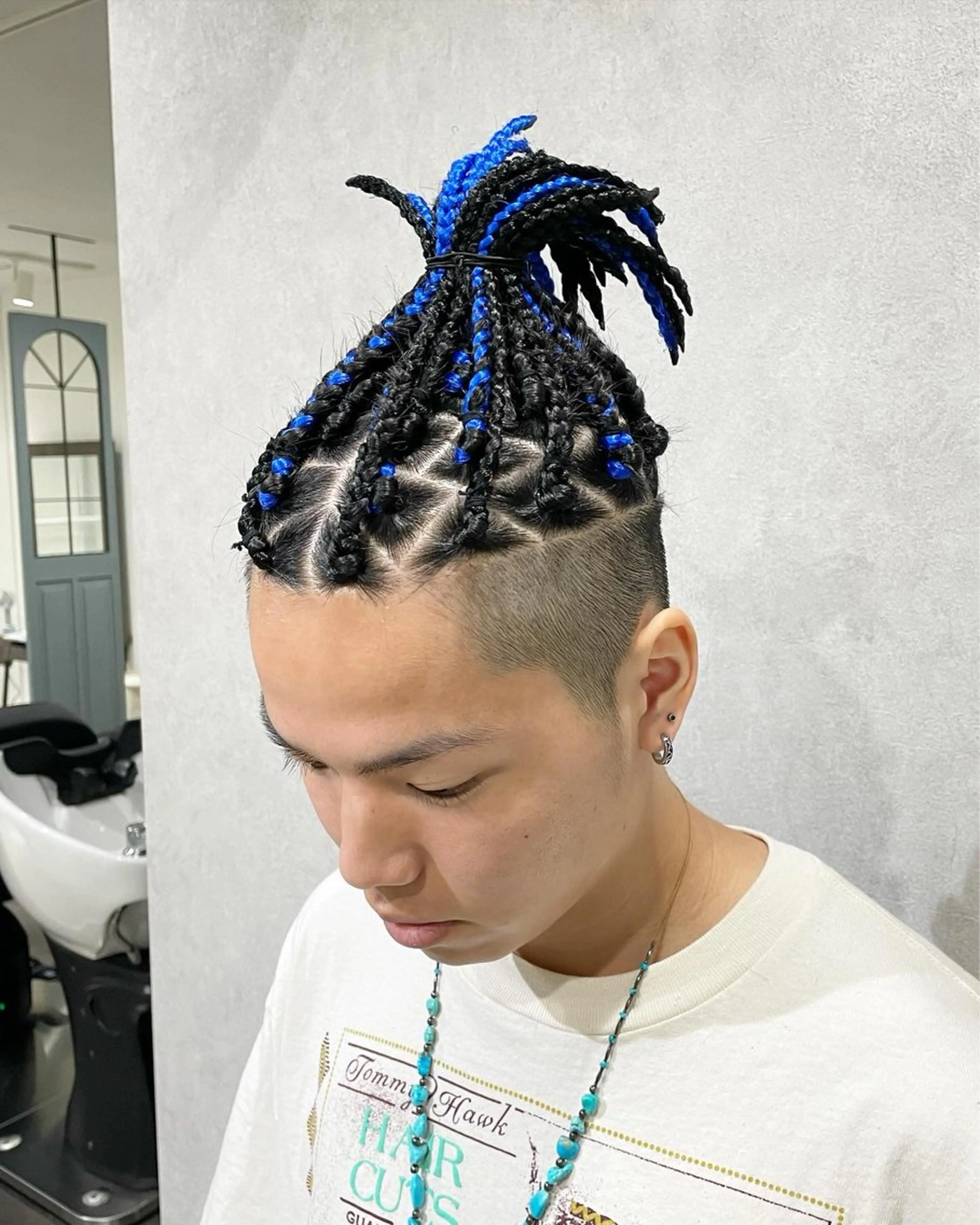 ロング ヘアアレンジ メンズ エクステ エクステ シェアサロン〜糸ito〜所属・Hiro ヒロのヘアスタイル