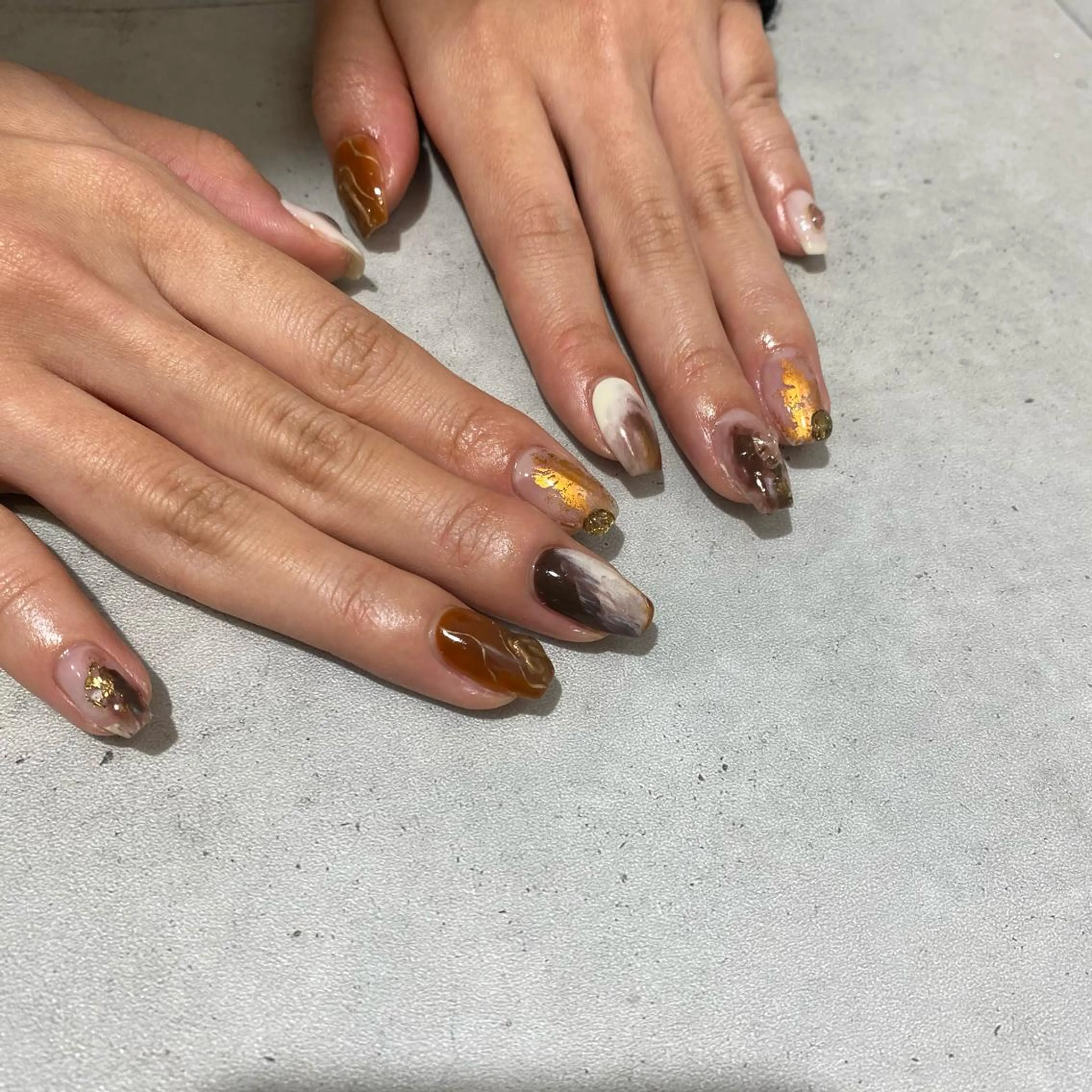 ネイル ハンドネイル Trico Antique所属・岩本 杏のネイルデザイン