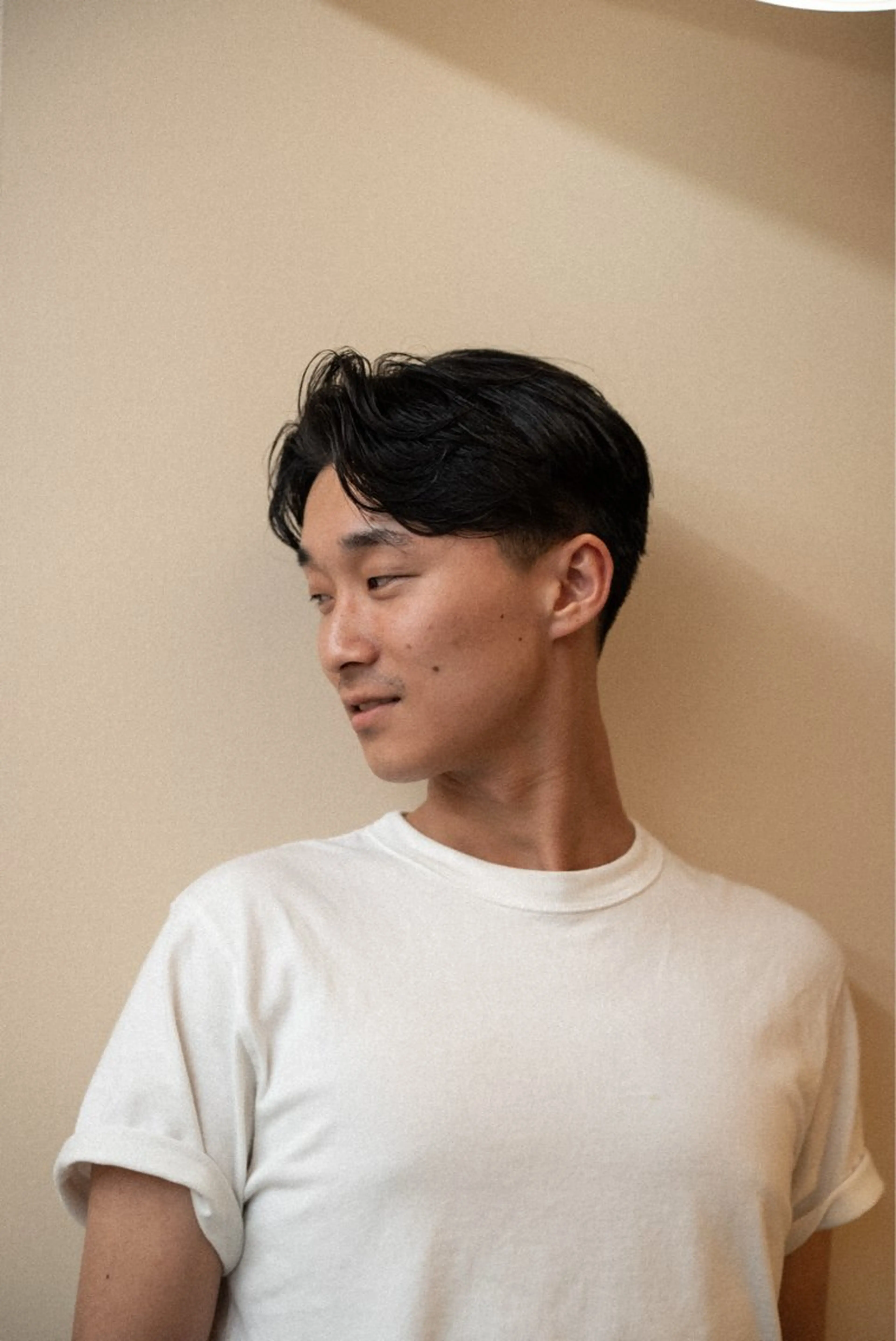 ショート カラー パーマ メンズ センターパート 刈り上げ 🔗メンズサロン🔗 Kieのヘアスタイル