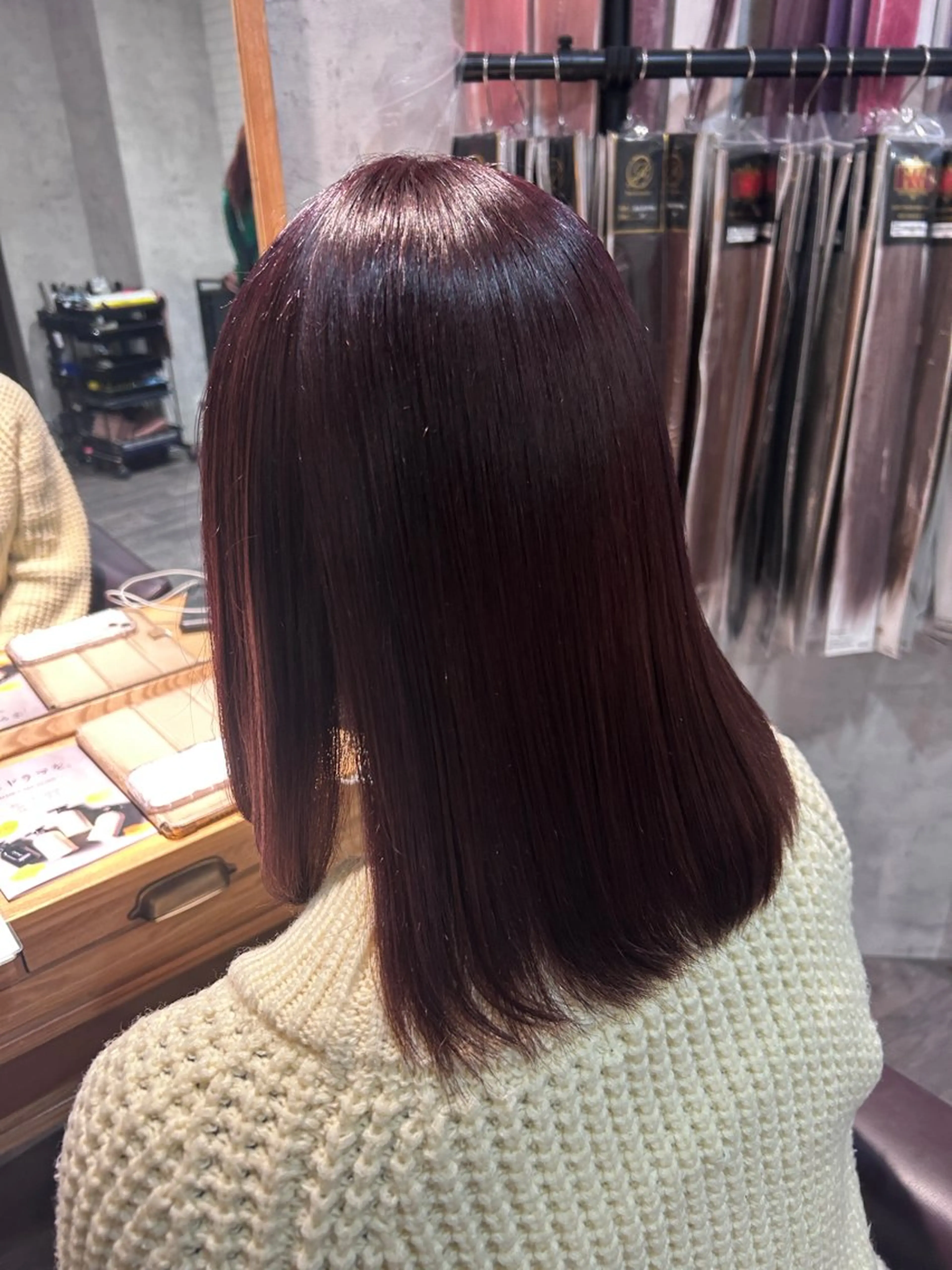 🤍ロング料金なし🩷ྀིワンカラー➕カット✨Aujua1STEP🫧リファファインバブル泉付き🌟の写真