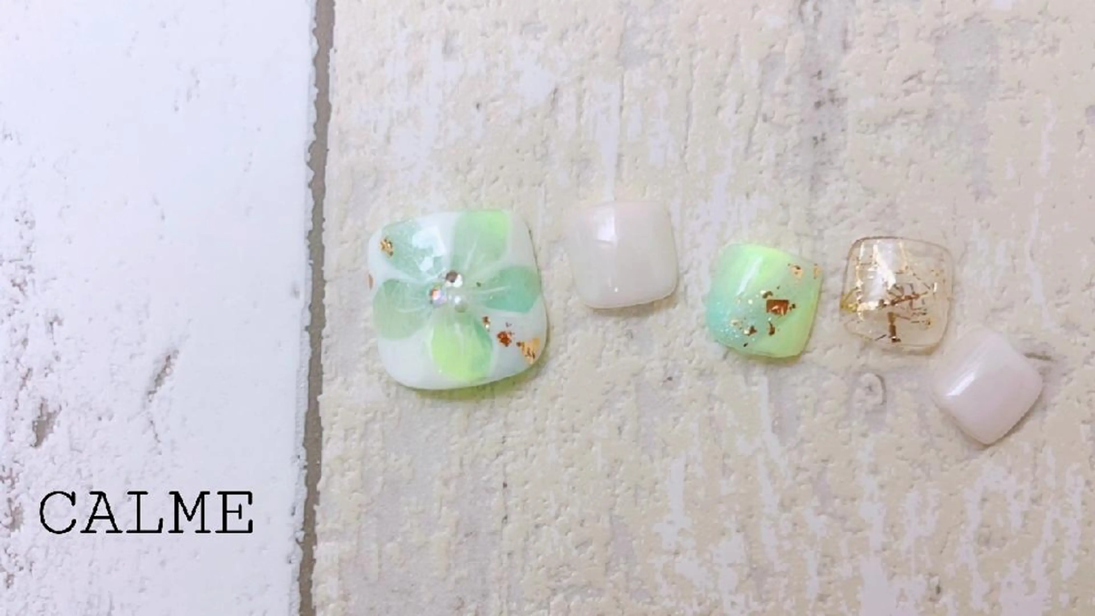 ネイル フットネイル フットネイル CALME ♡のネイルデザイン