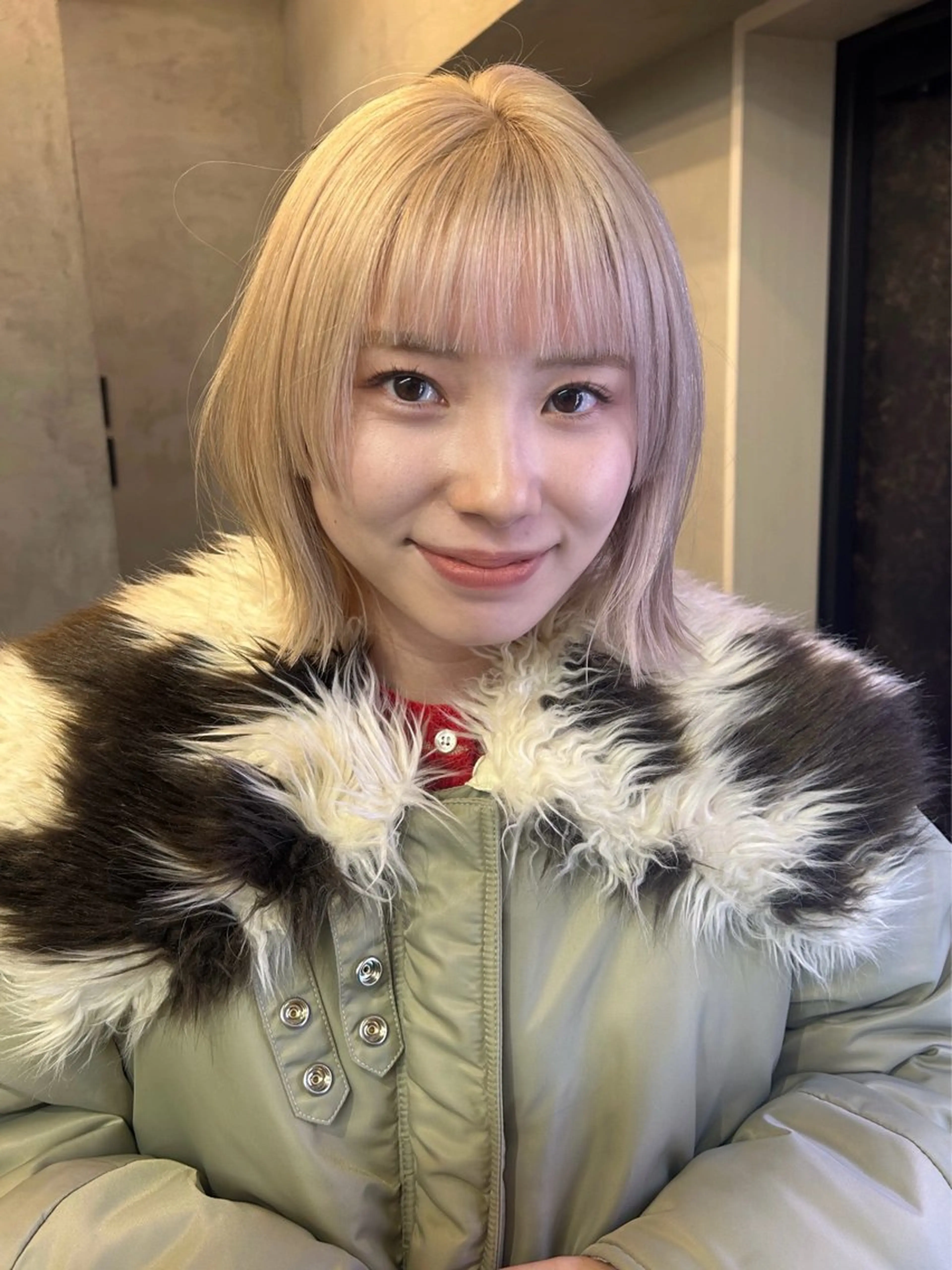 ミディアム カラー ヘアカラー トリートメント Haru/THREE …by velvetのヘアスタイル