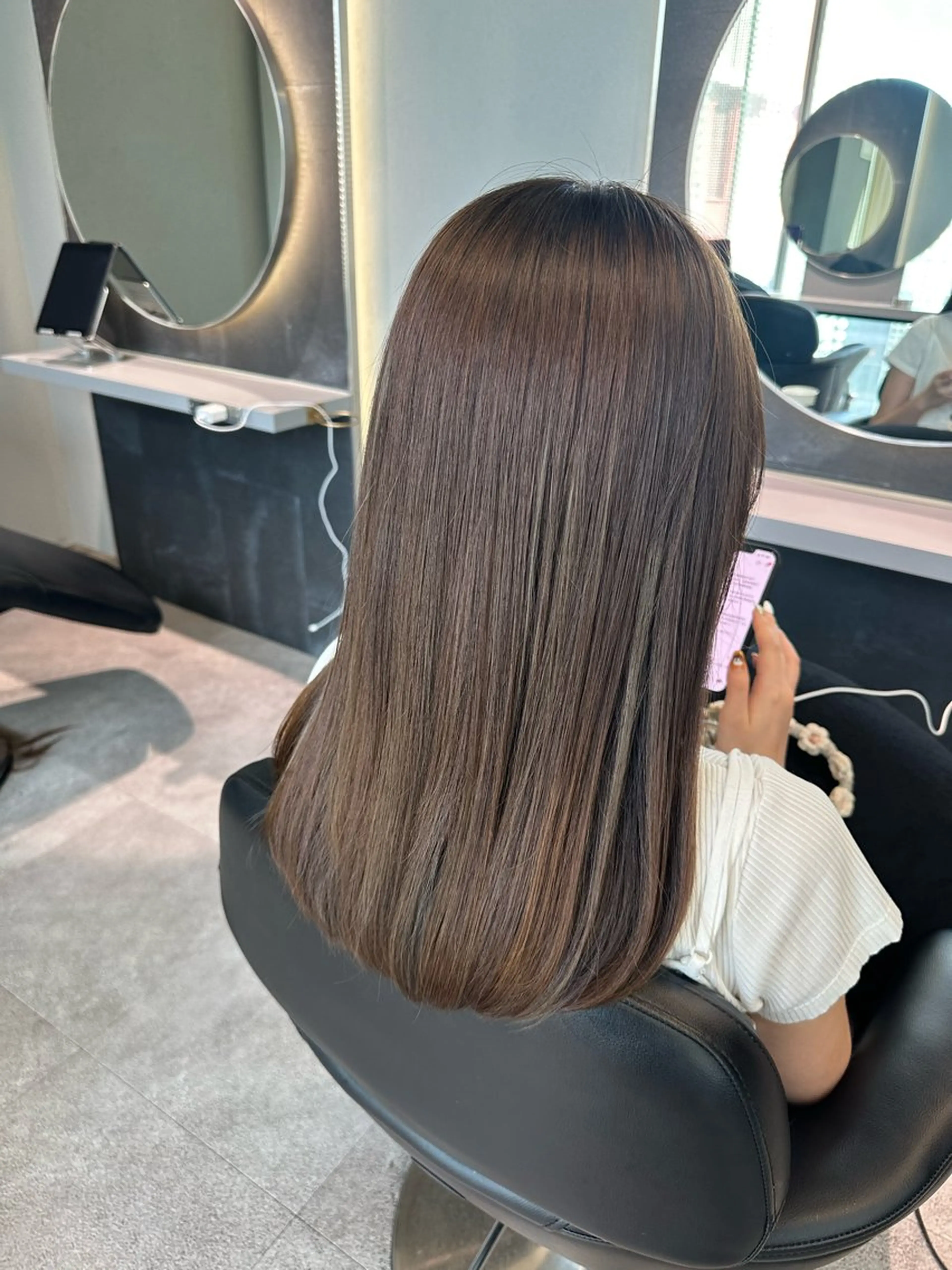 ロング カラー 韓国ヘア🎀艶髪 RISAのヘアスタイル