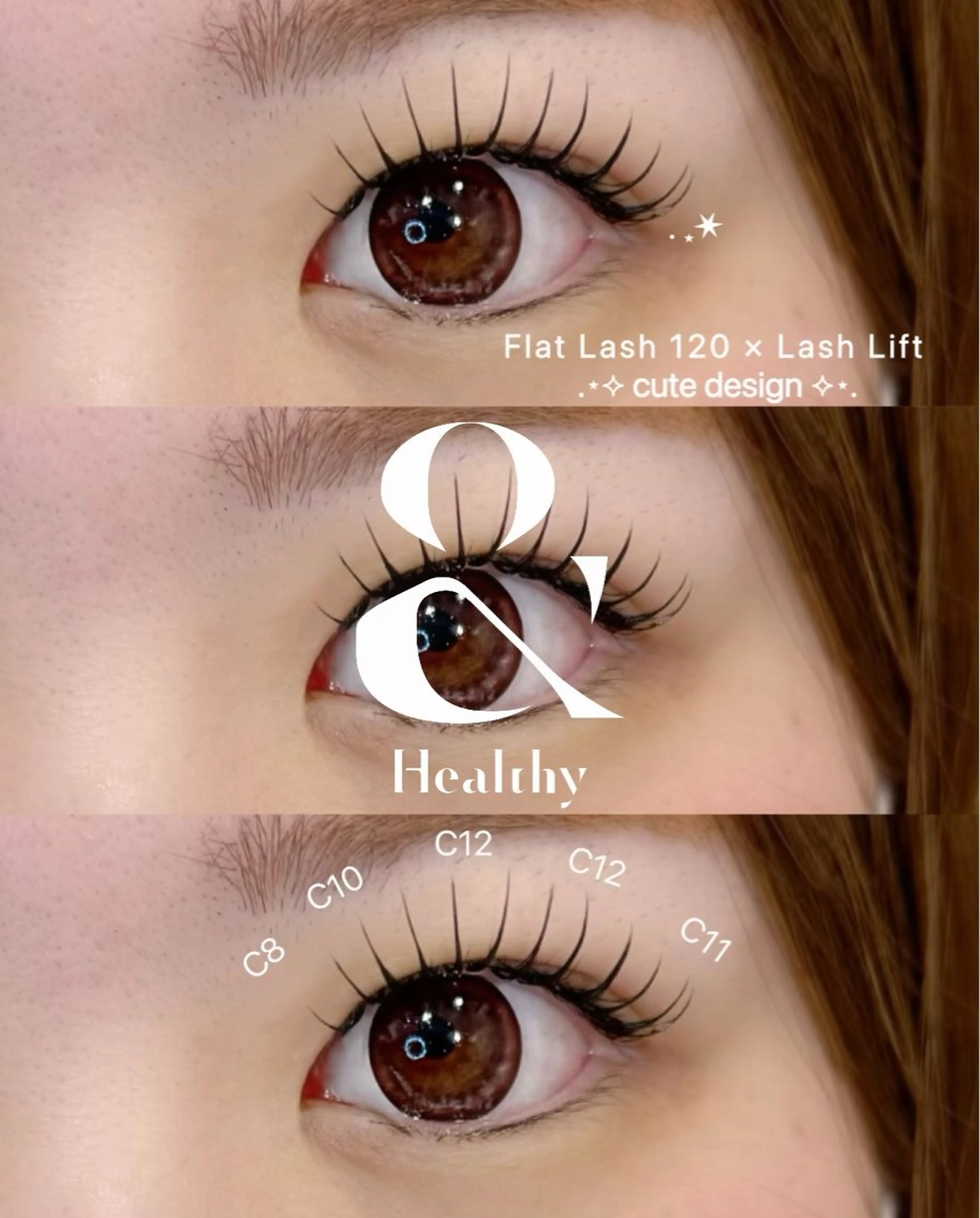 マツエク・マツパ マツエク epill Lenna .🦋のマツエク・マツパデザイン