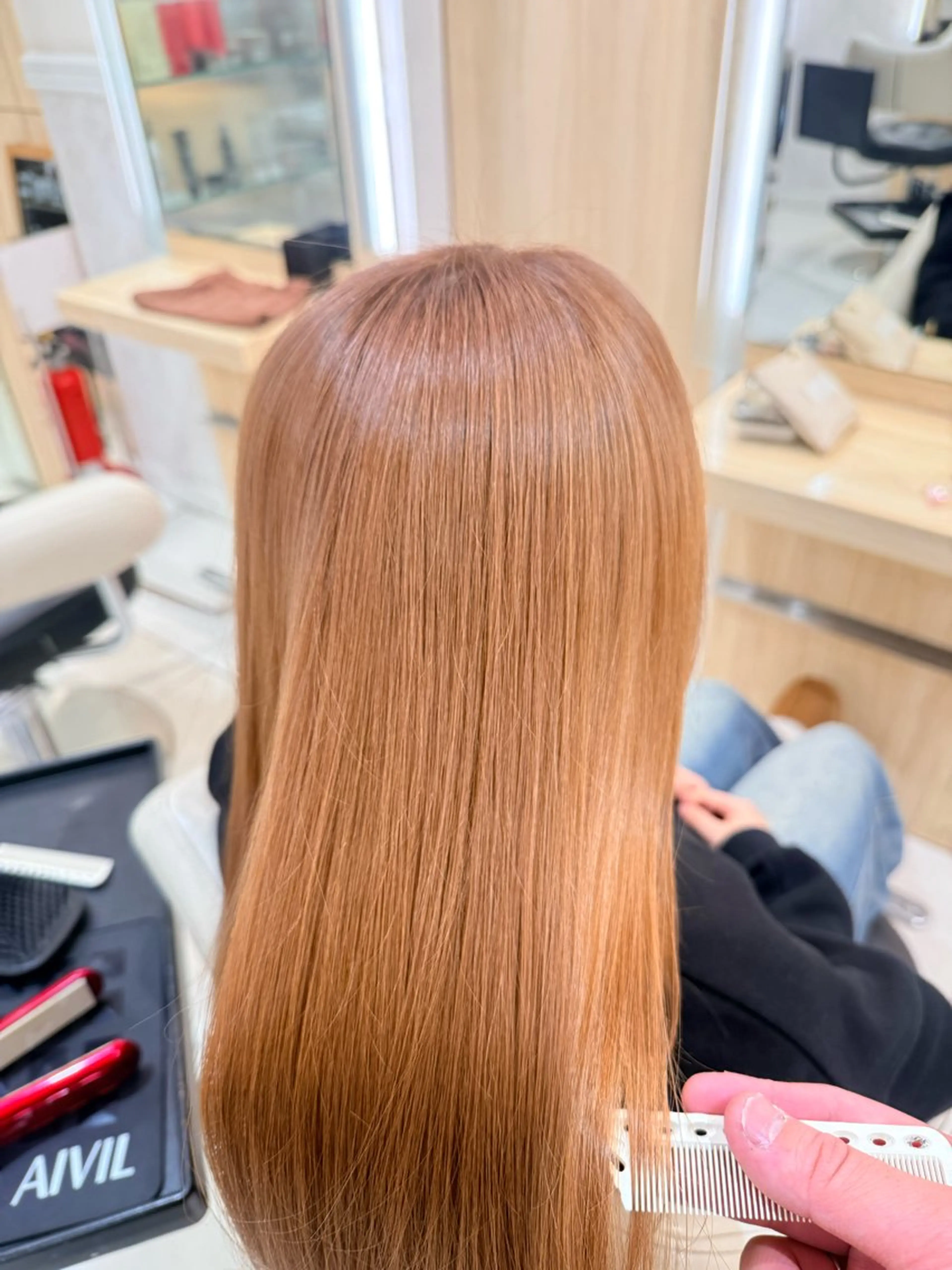 カラー 中村/艶カラー/ハイ ライト/髪質改善のヘアスタイル