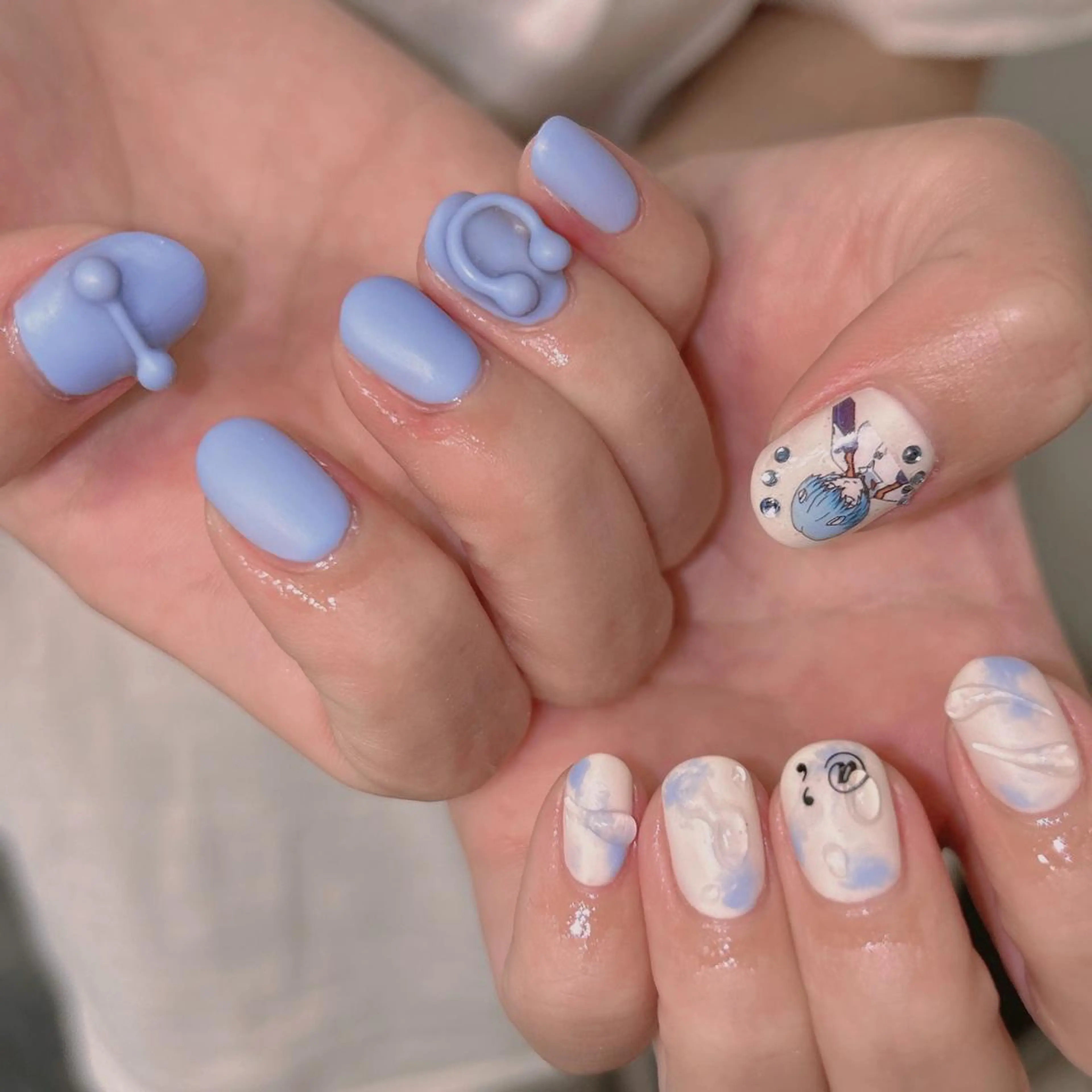 ネイル ハンドネイル BLUEM なな🐶のネイルデザイン