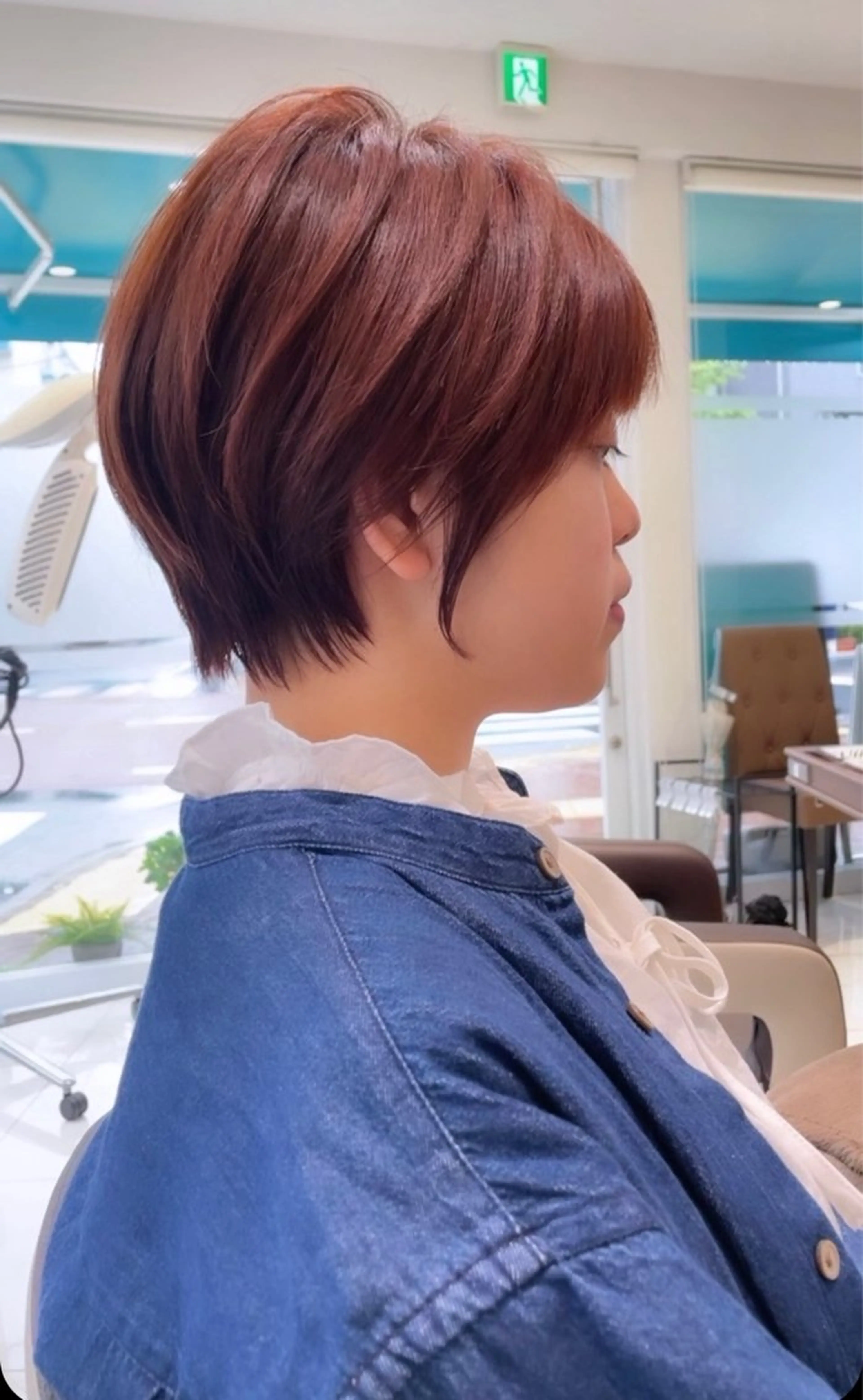 ショート カット ヘアカラー トリートメント midori osawaのヘアスタイル