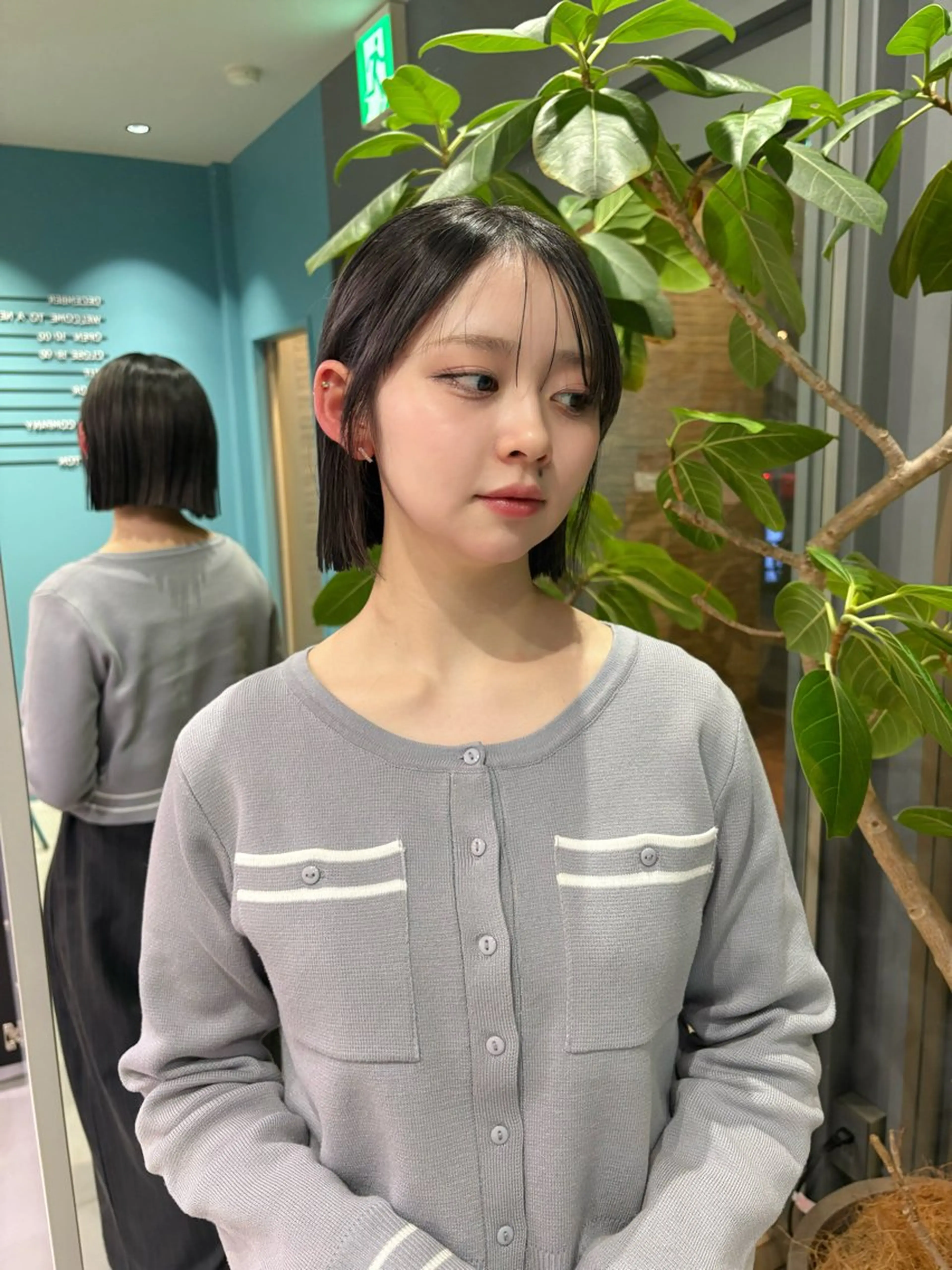 👀 ̖́-‬新規限定 口コミ投稿割引 👀 ̖́-‬デザインカット+透明感カラー+オージュア3STEPトリートメントの写真