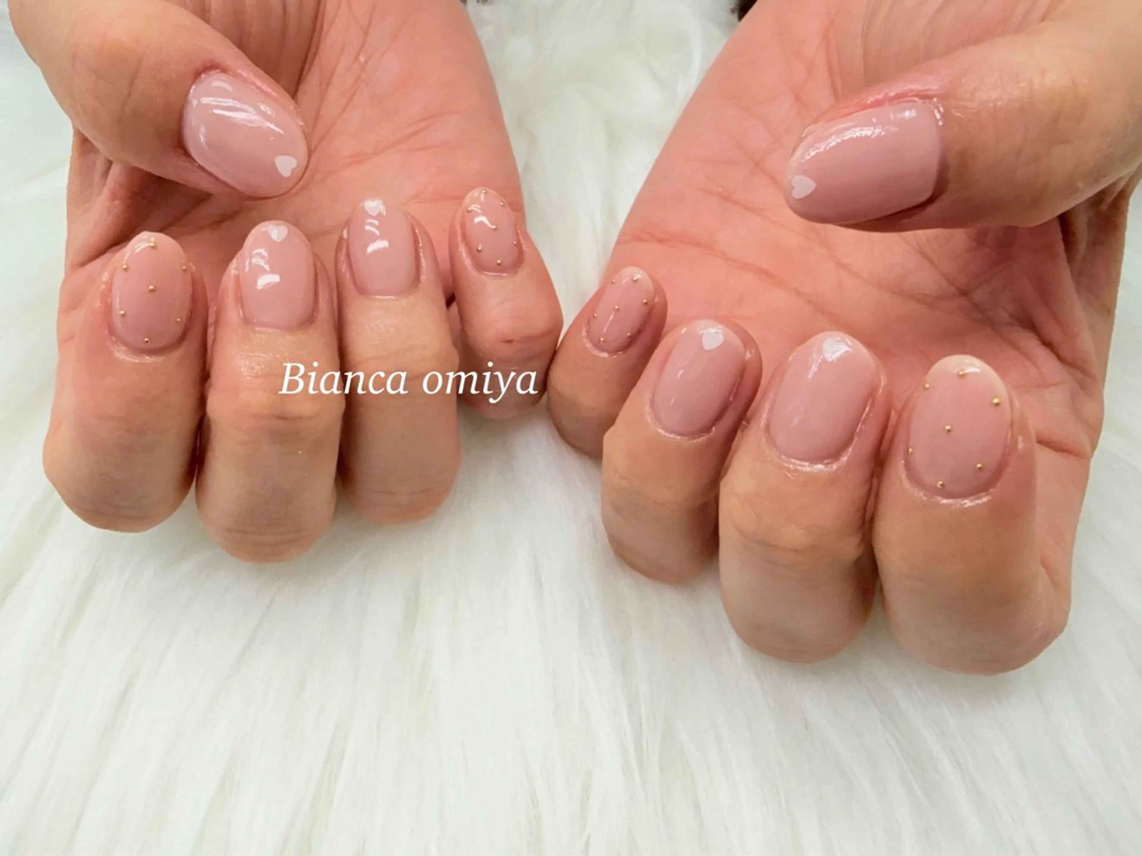 ネイル フラッシュネイル フレンチネイル ジェルネイル グラデーション マグネットネイル ハンドネイル Bianca大宮 katoᕱ⑅ᕱﾞのネイルデザイン