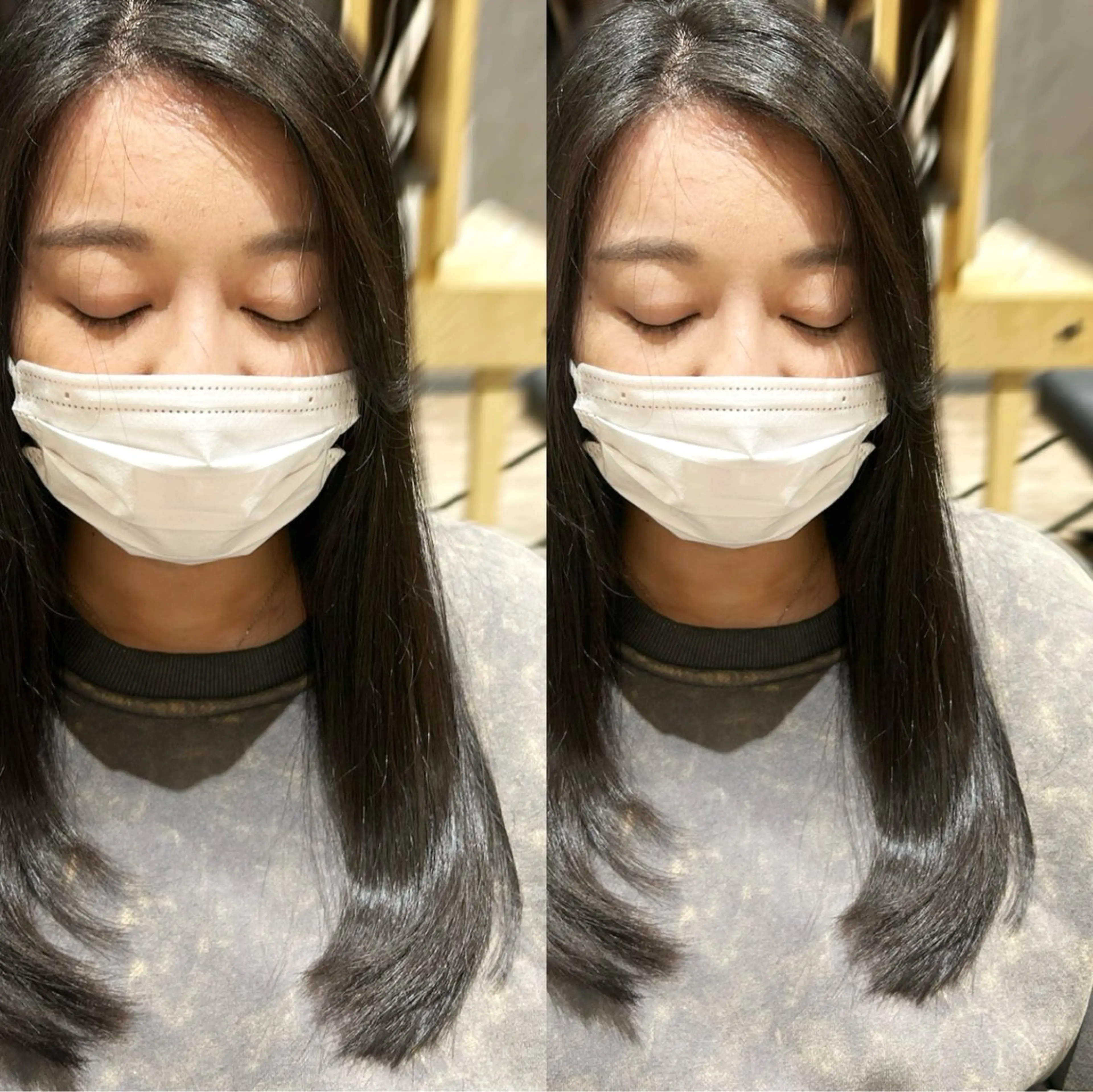 ロング レイヤーカット 心斎橋🤍inity KIKOのヘアスタイル