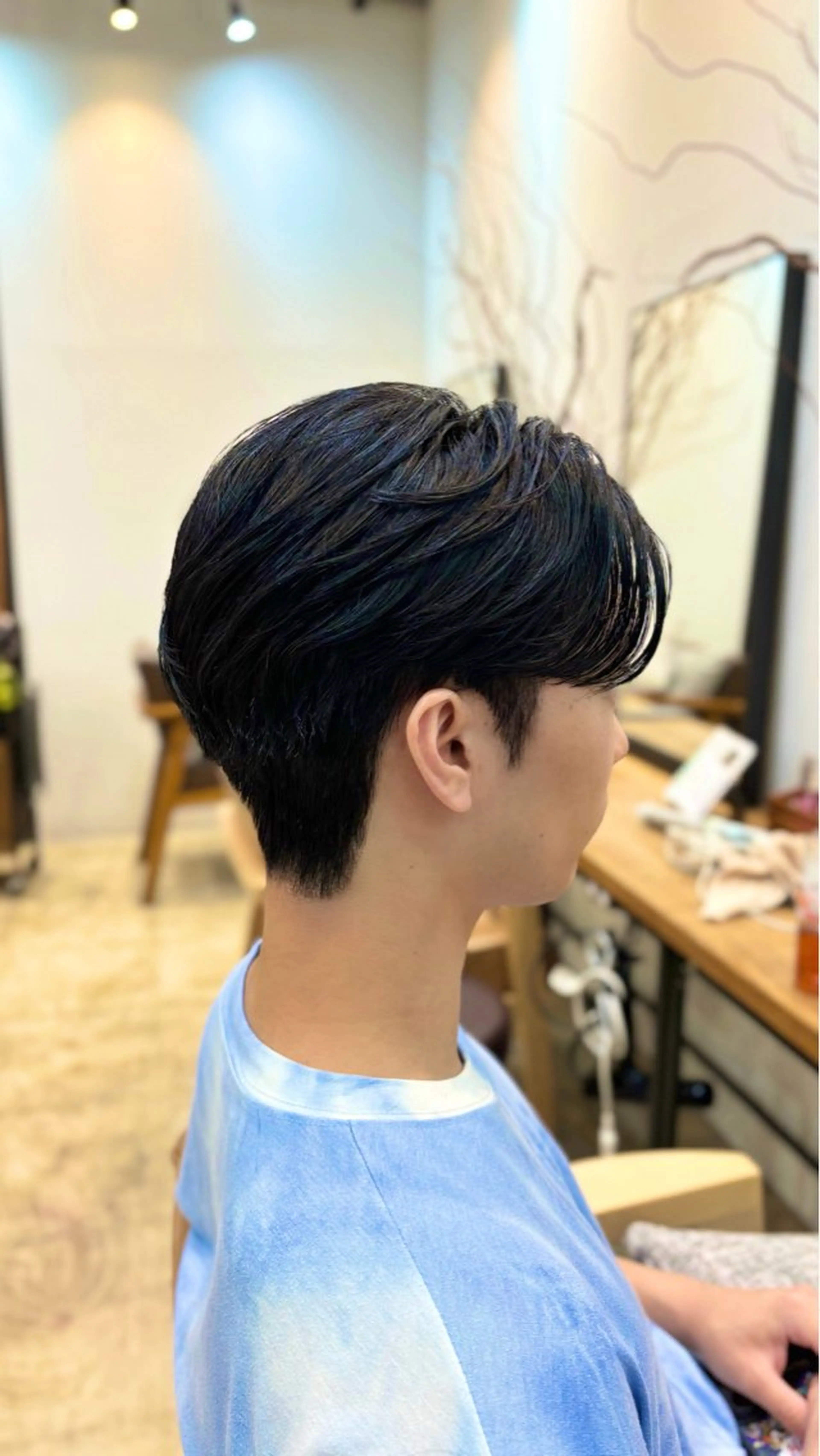 パーマ メンズ ダウンパーマ メンズ韓国風 メンズパーマ ニュアンスパーマ knot by belle所属・Hana❁⃘*.ﾟ Jr.stylistのヘアスタイル