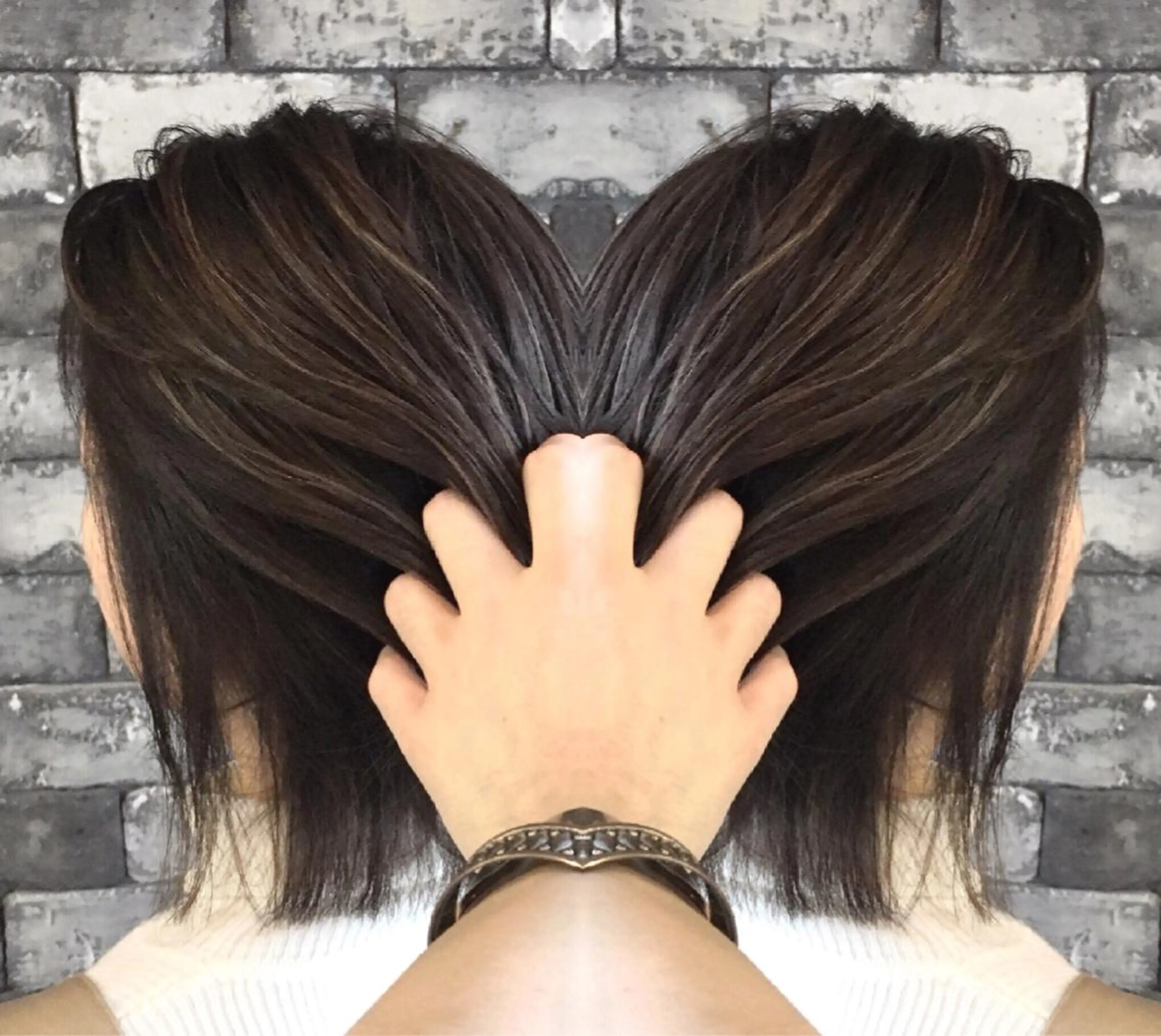 ショート 外国人風カラー ハイライト ヘアカラー トリートメント ヘアセット ❤️千葉県代表❤️ 店長❤️柿本翔一朗のヘアスタイル