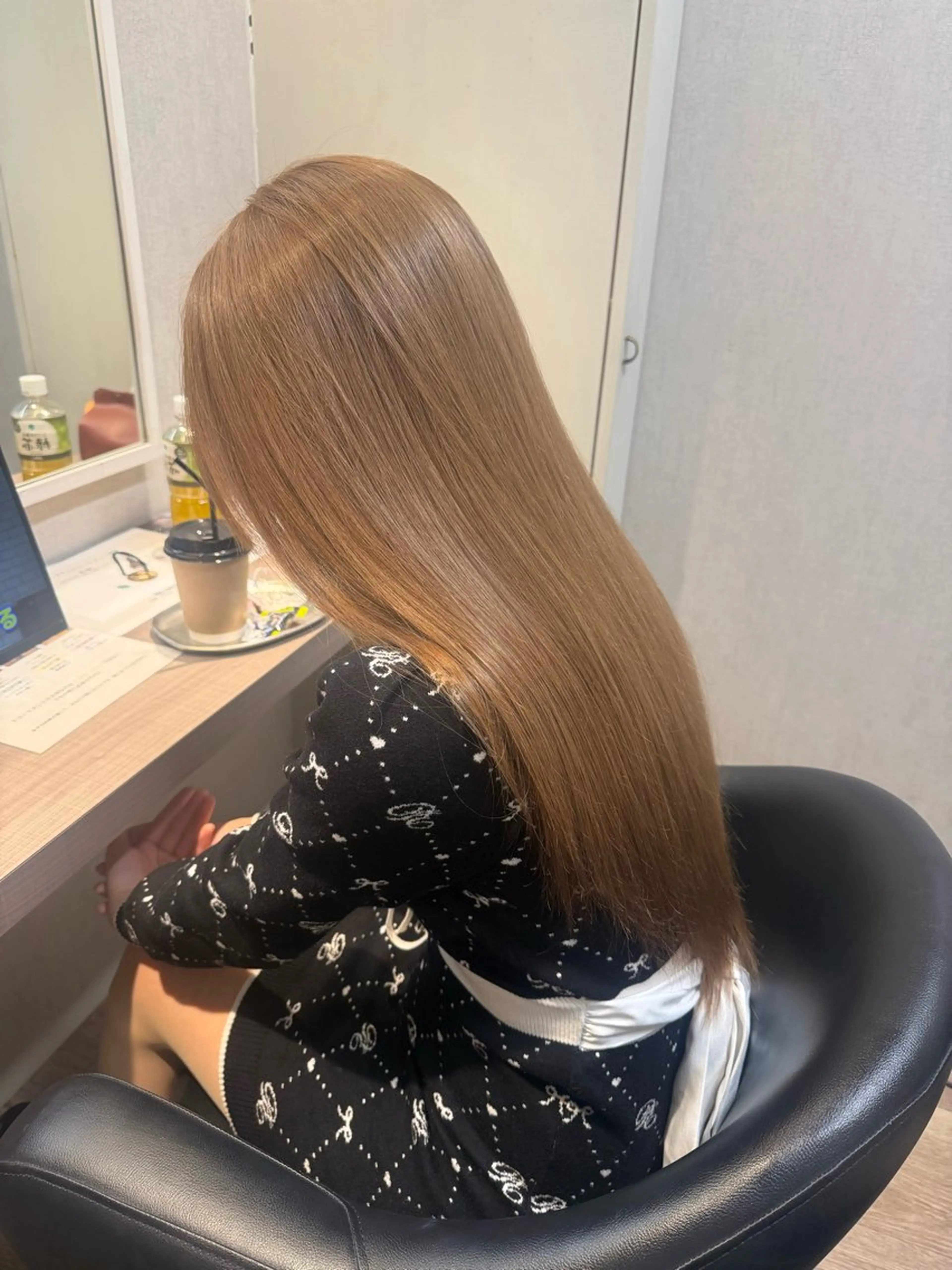 ロング カラー ヘアカラー トリートメント ANDIAMO SAKAE  楓のヘアスタイル