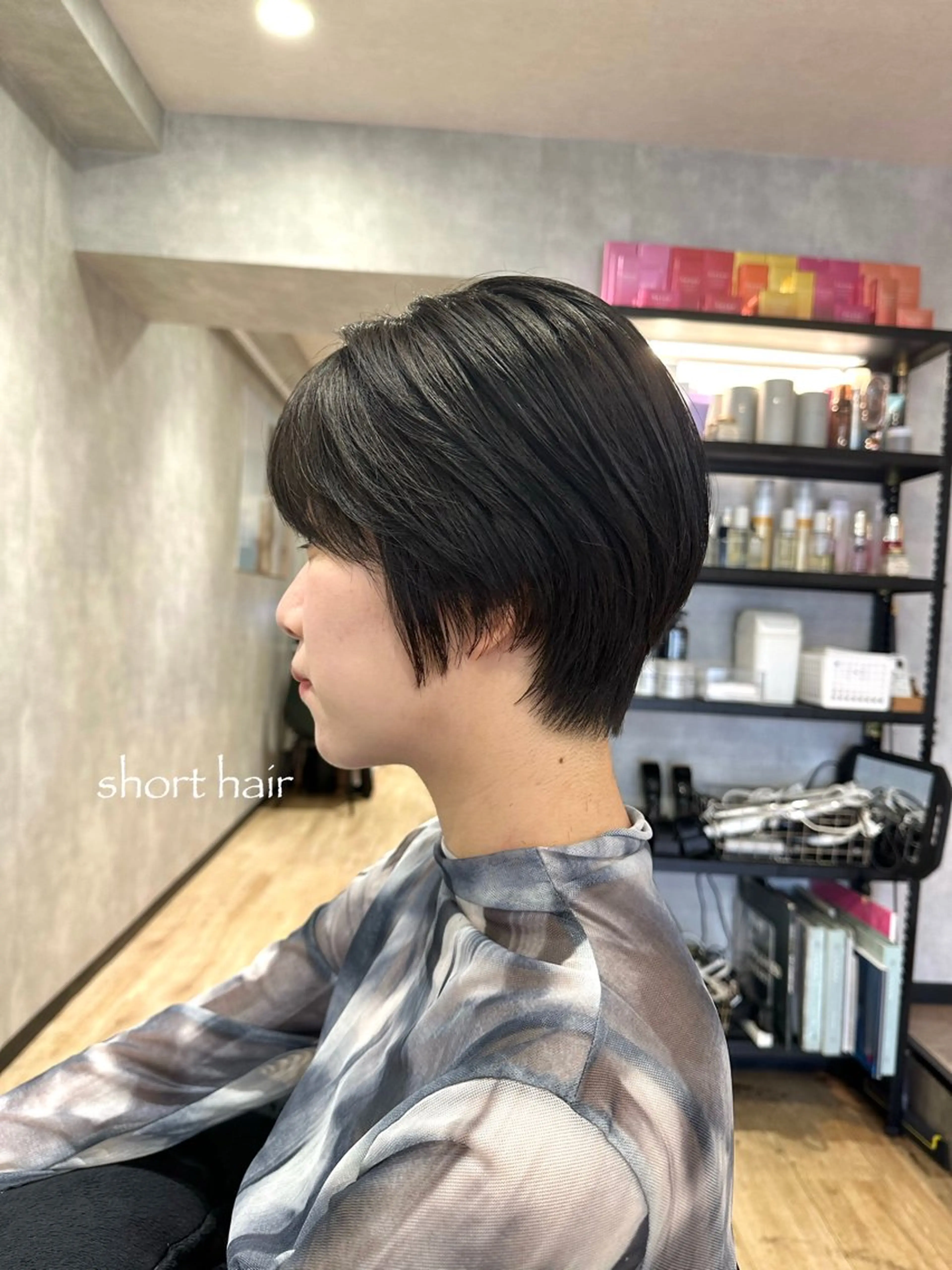 ショート カラー カット ヘアカラー トリートメント 🍃ショートヘア🍃 北林春樹のヘアスタイル