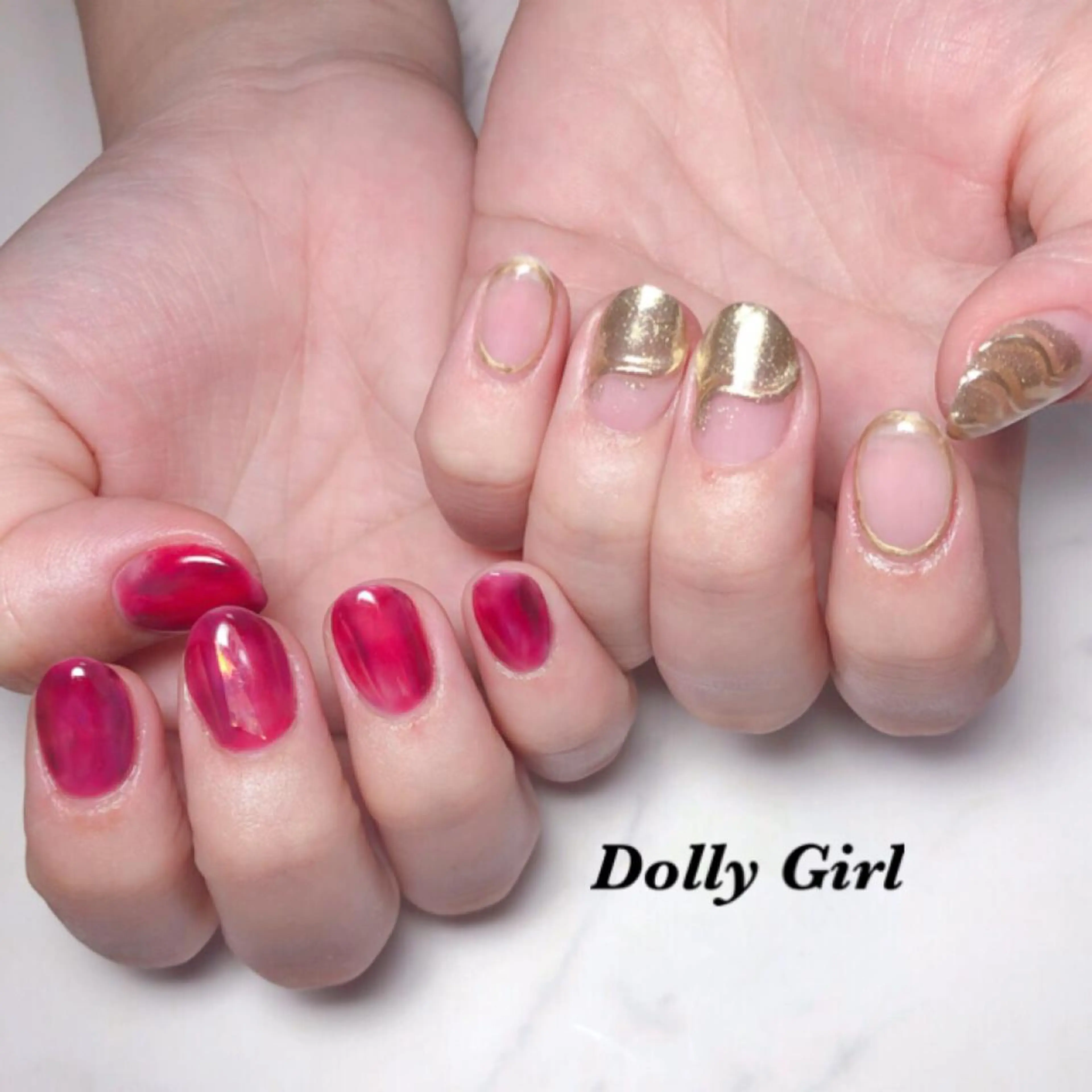 ネイル 個室ネイルサロンDolly  Girl〜ドーリーガール〜所属・DollyGirl KYOKOのネイルデザイン