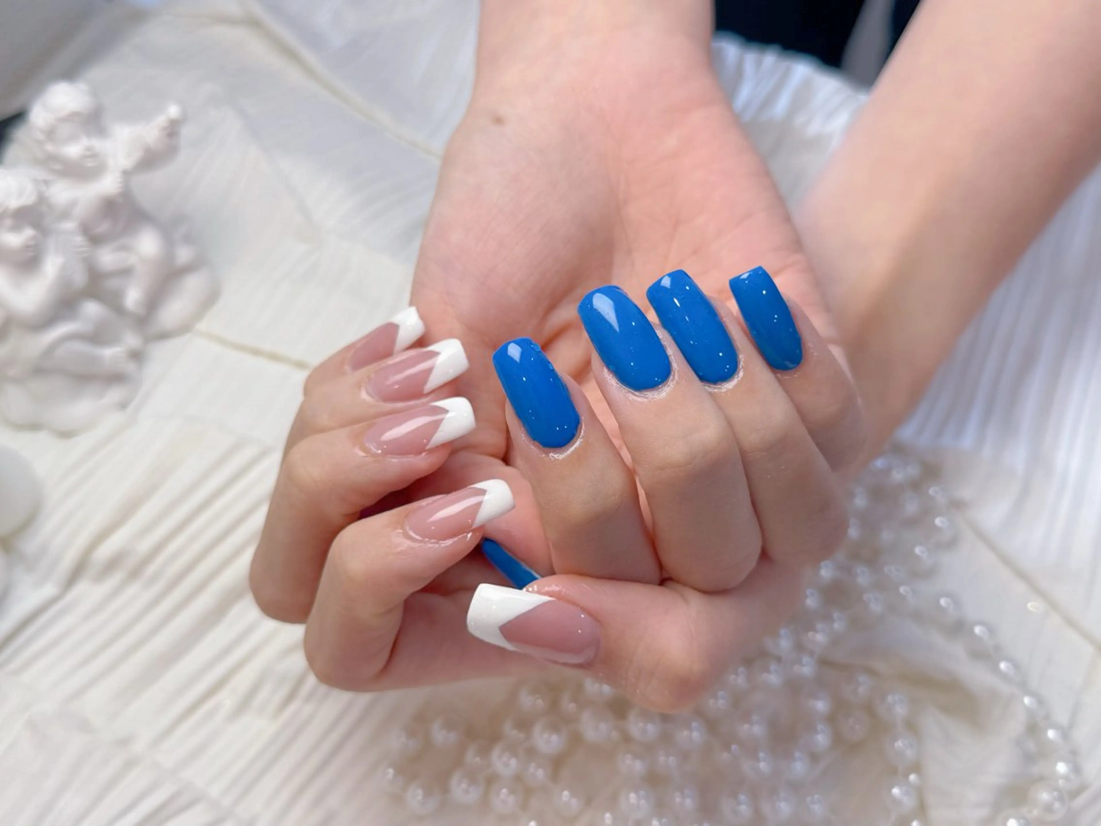 ネイル アートネイル フットネイル ジェルネイル ハート マグネットネイル Babarla Nailのネイルデザイン