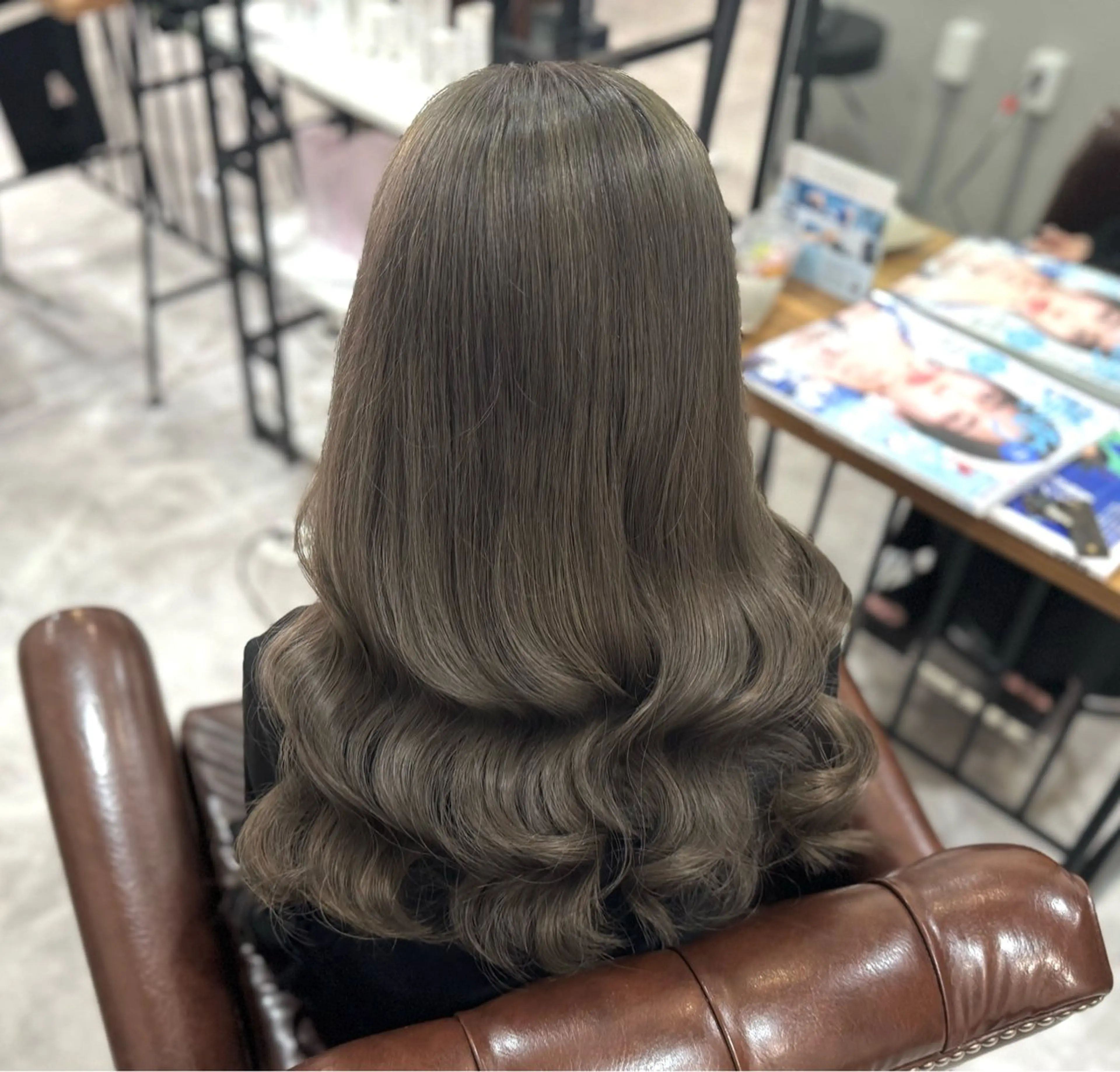 【透明感No.1】ブリーチなしダブルカラー+プレミアムリペアトリートメントの写真