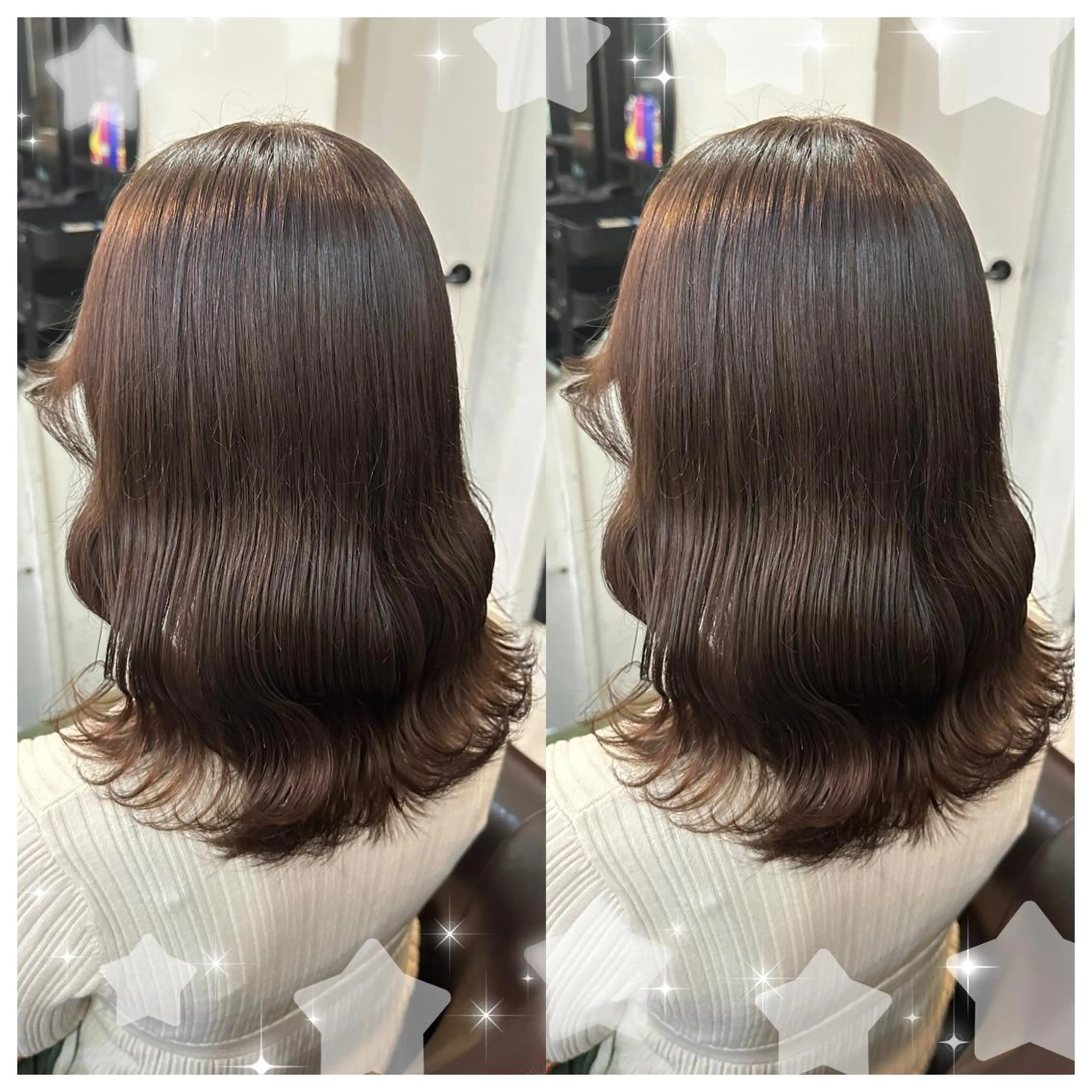 ロング カラー シールエクステ バレイヤージュ 黒髪 ブリーチ ブルーカラー セキグチ💞 lilaのマツエク・マツパデザイン