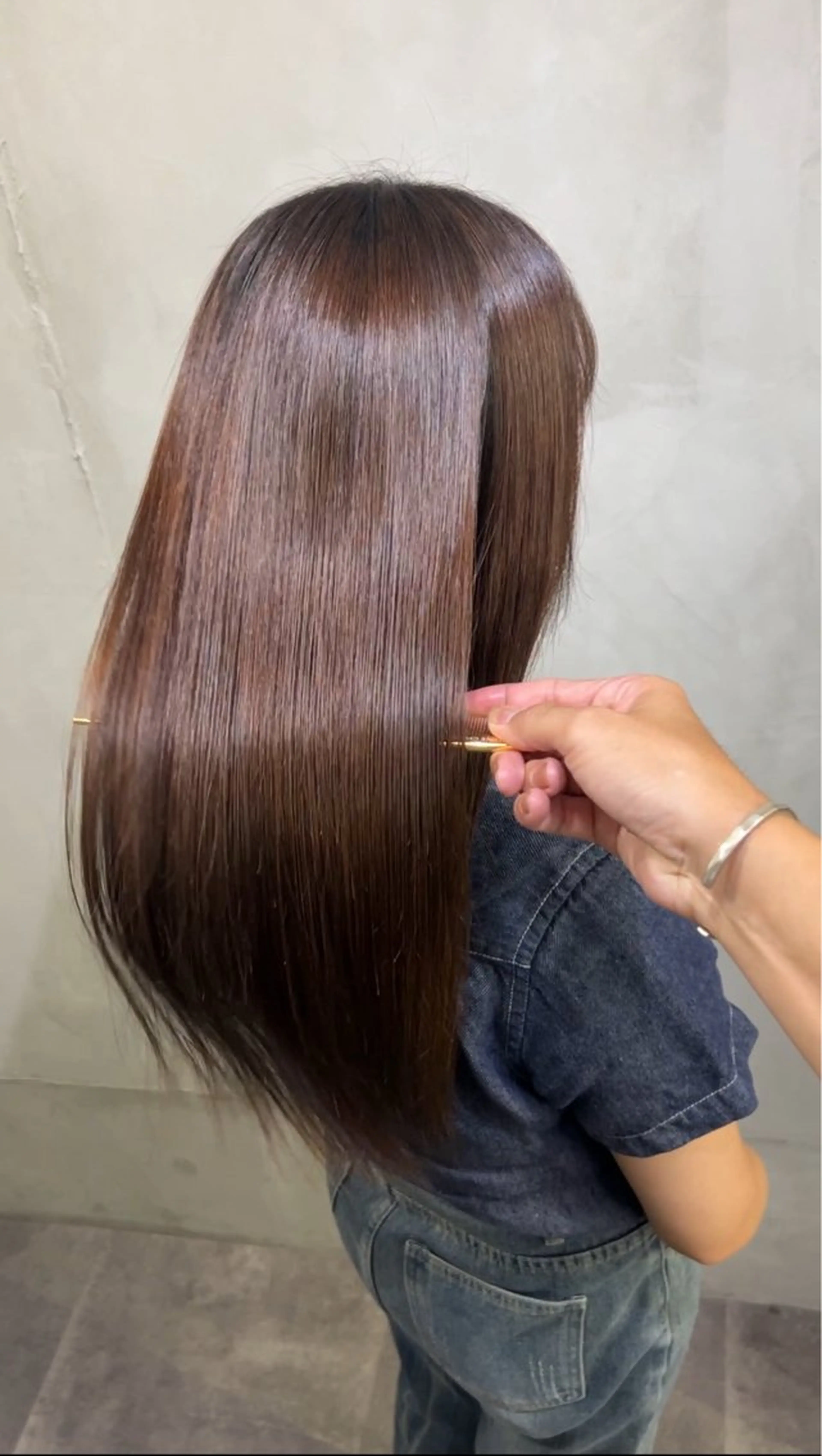 髪質改善ストレートの写真