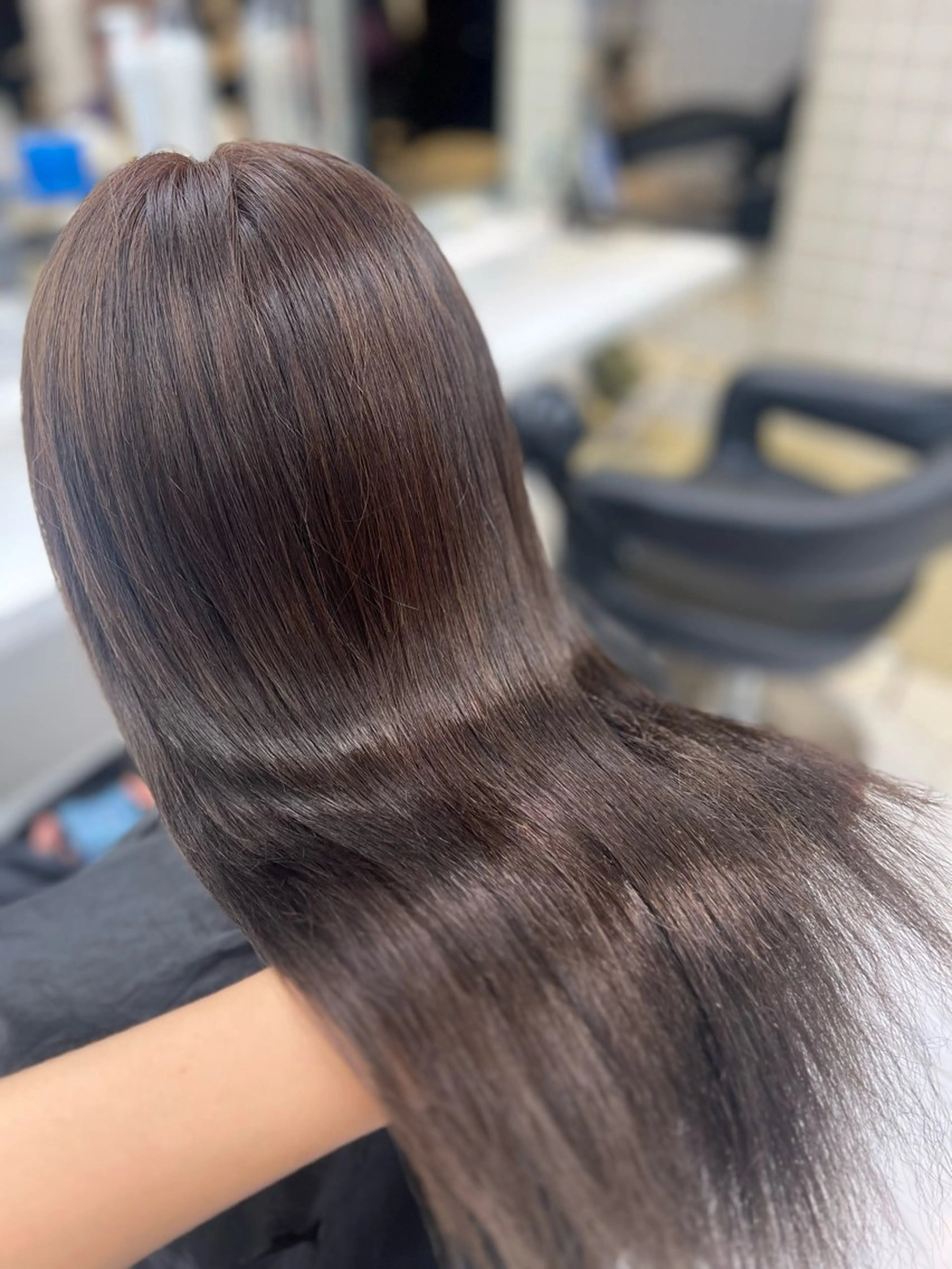 ロング カラー ヘアカラー トリートメント 韓国レイヤーカット /REIのヘアスタイル