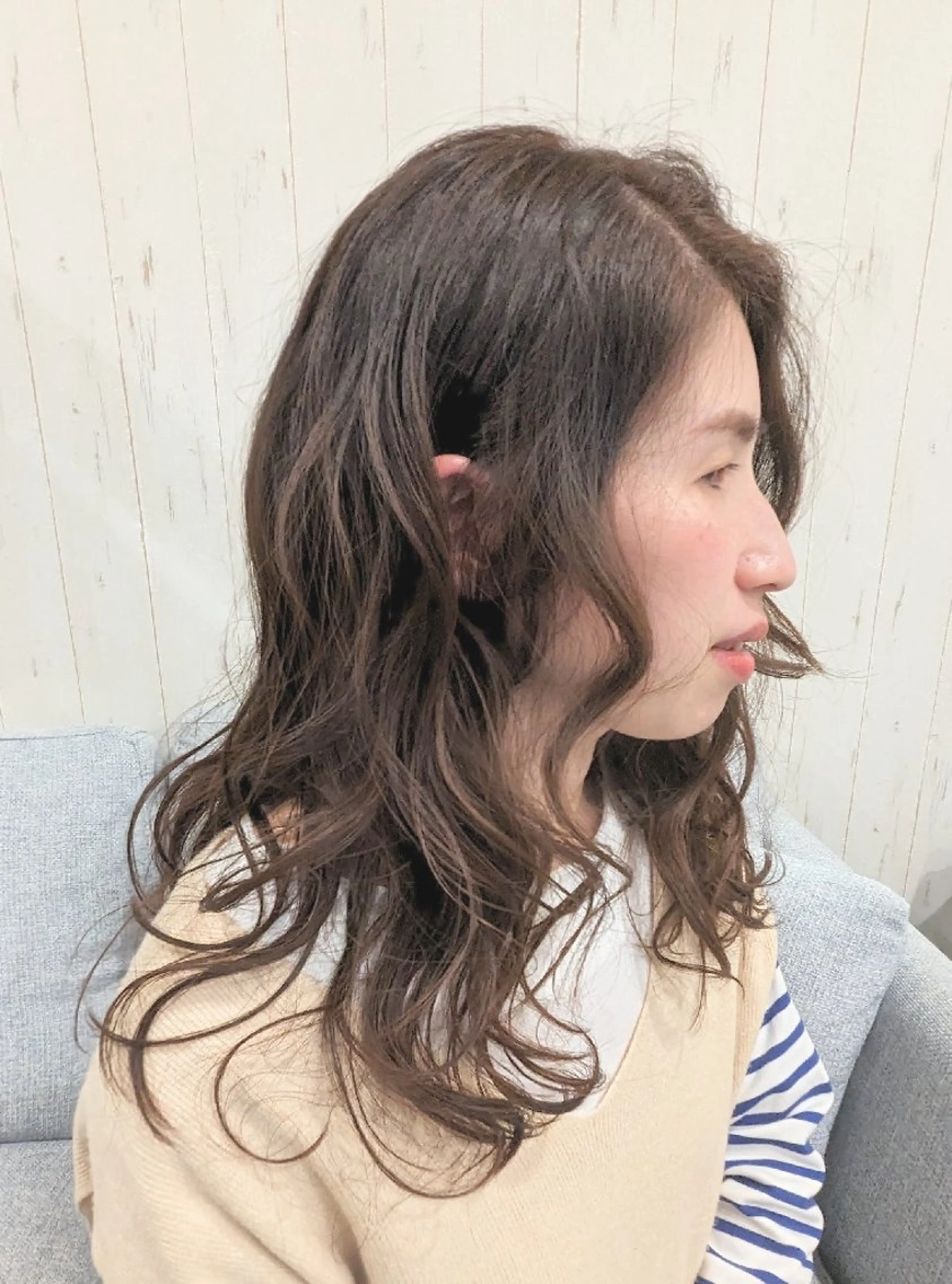 パーマ＋カット＋シャンプーの写真