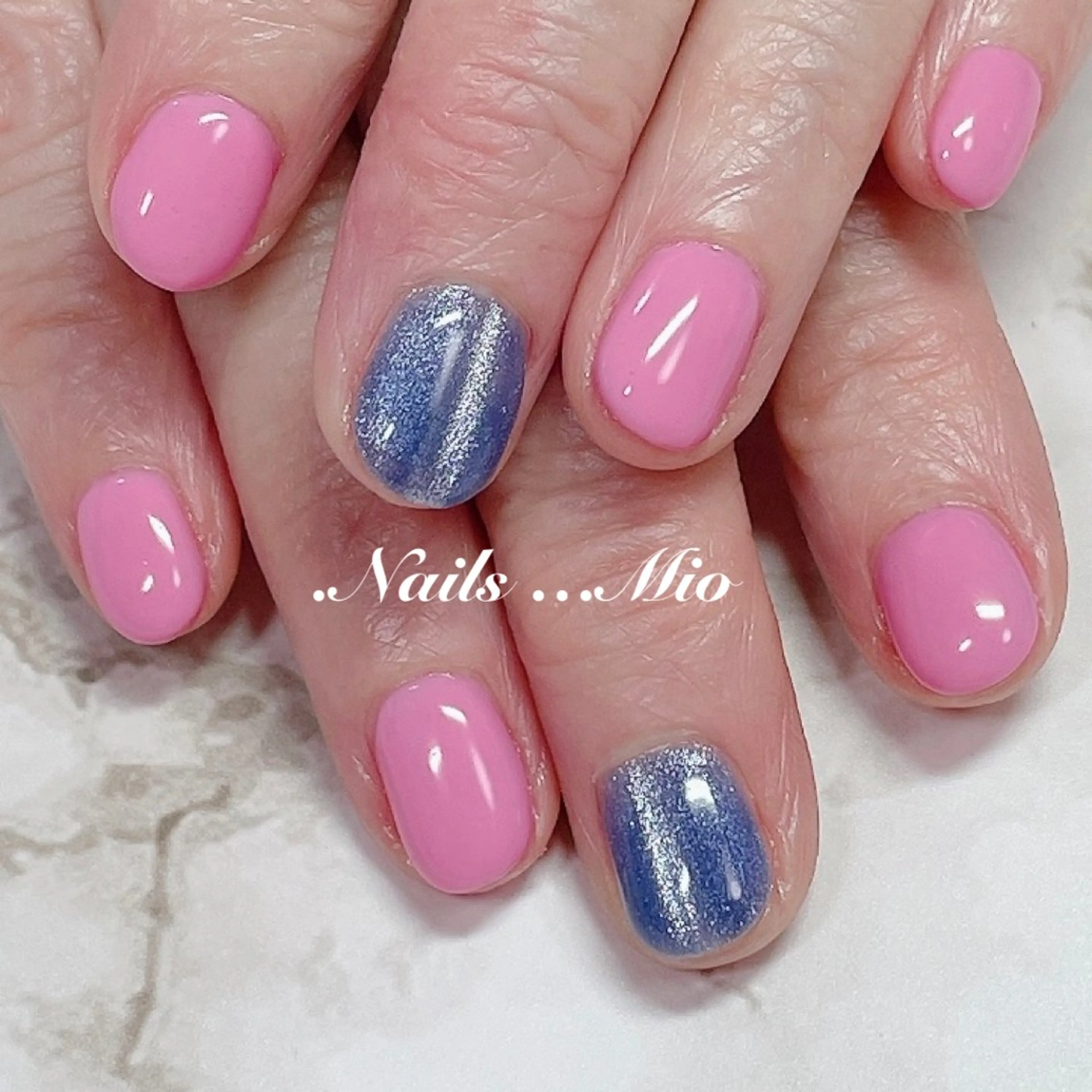 ネイル アートネイル ジェルネイル ワンカラーネイル .Nails Mio 赤羽西ネイルサロンのネイルデザイン