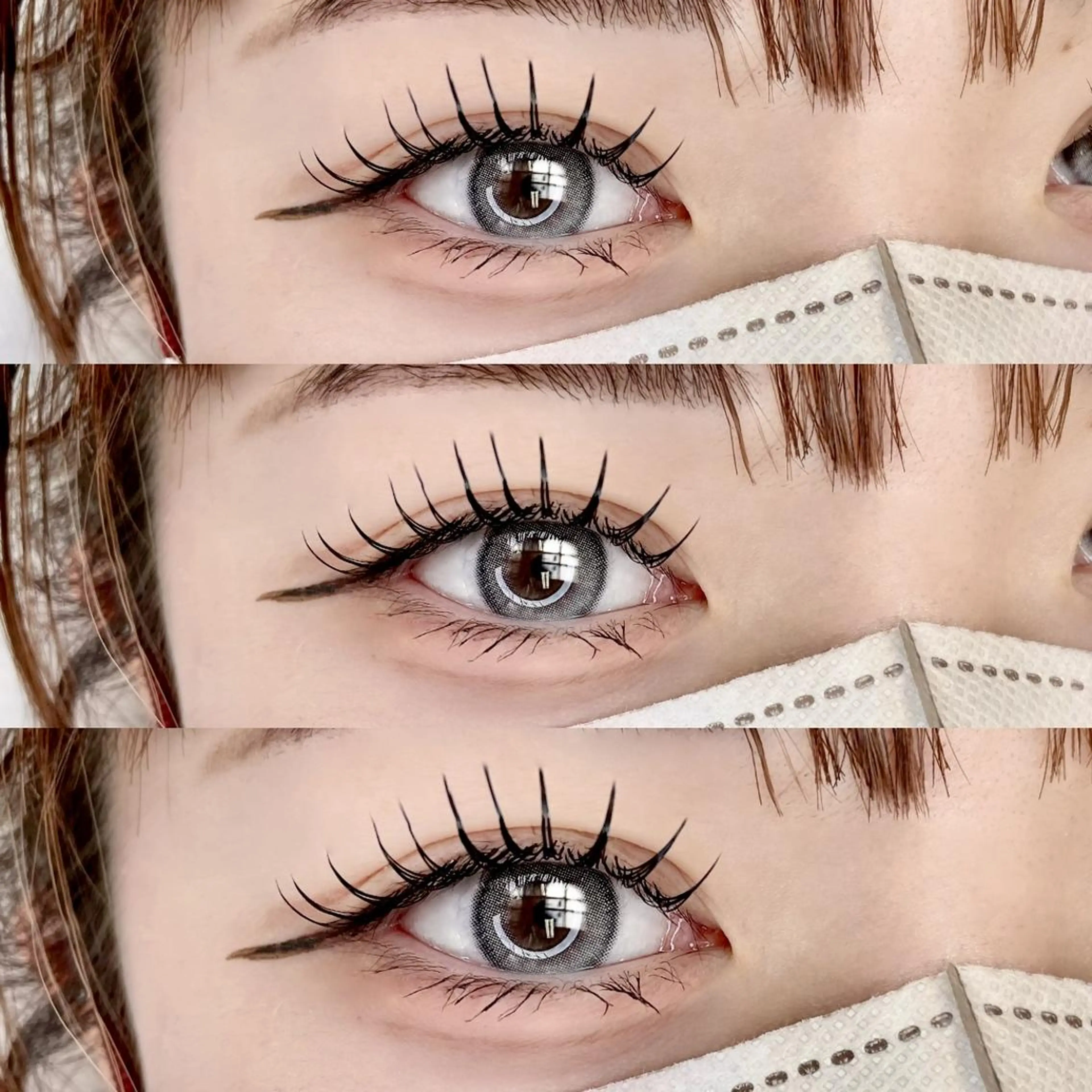 マツエク・マツパ バインドロック フラットラッシュ パリジェンヌラッシュリフト まつげパーマ 下まつげエクステ マツエク 大阪福島アイサロン SeneLのマツエク・マツパデザイン