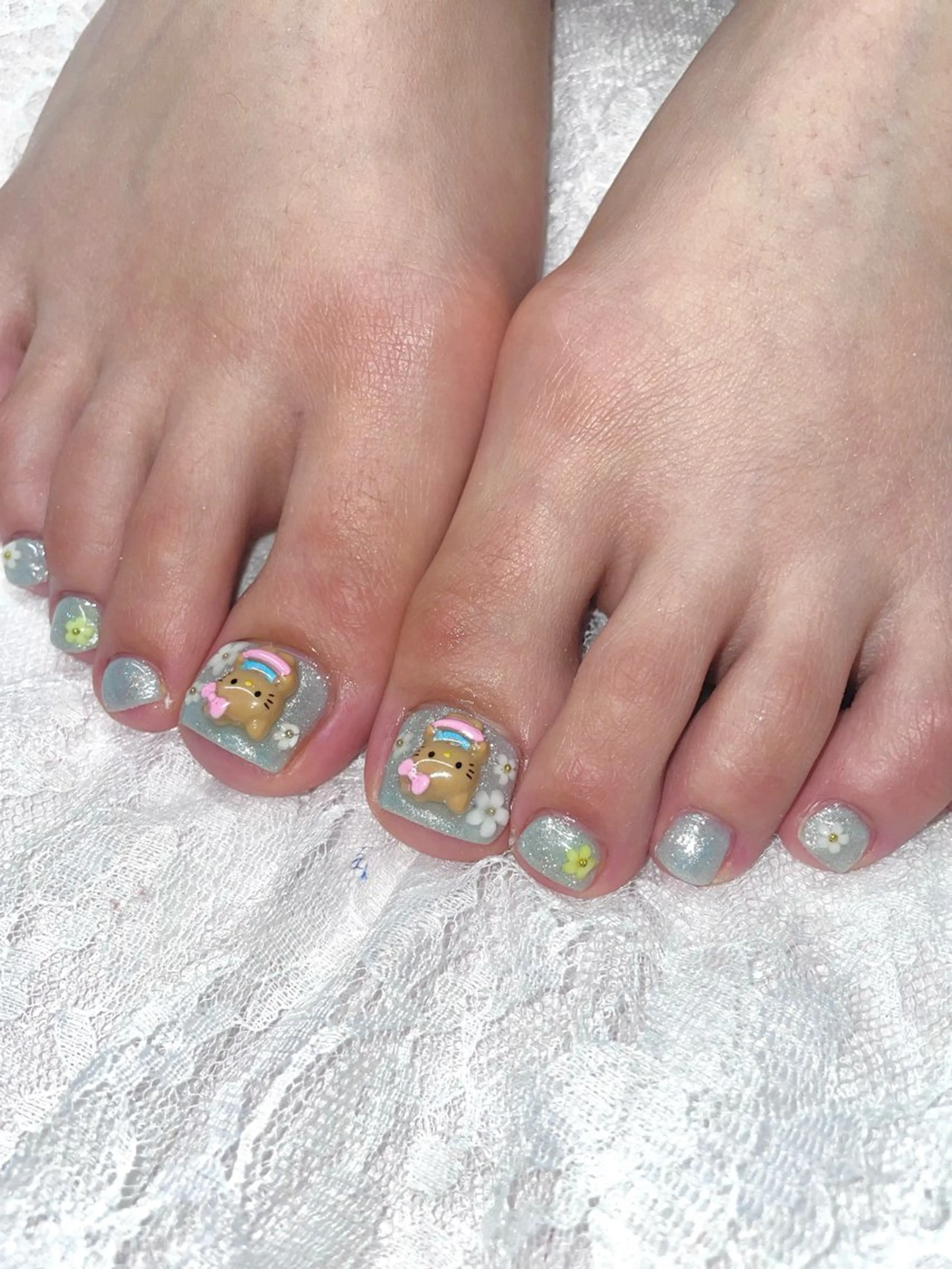 ネイル フットネイル Nail ヌシん家 AKANEのネイルデザイン