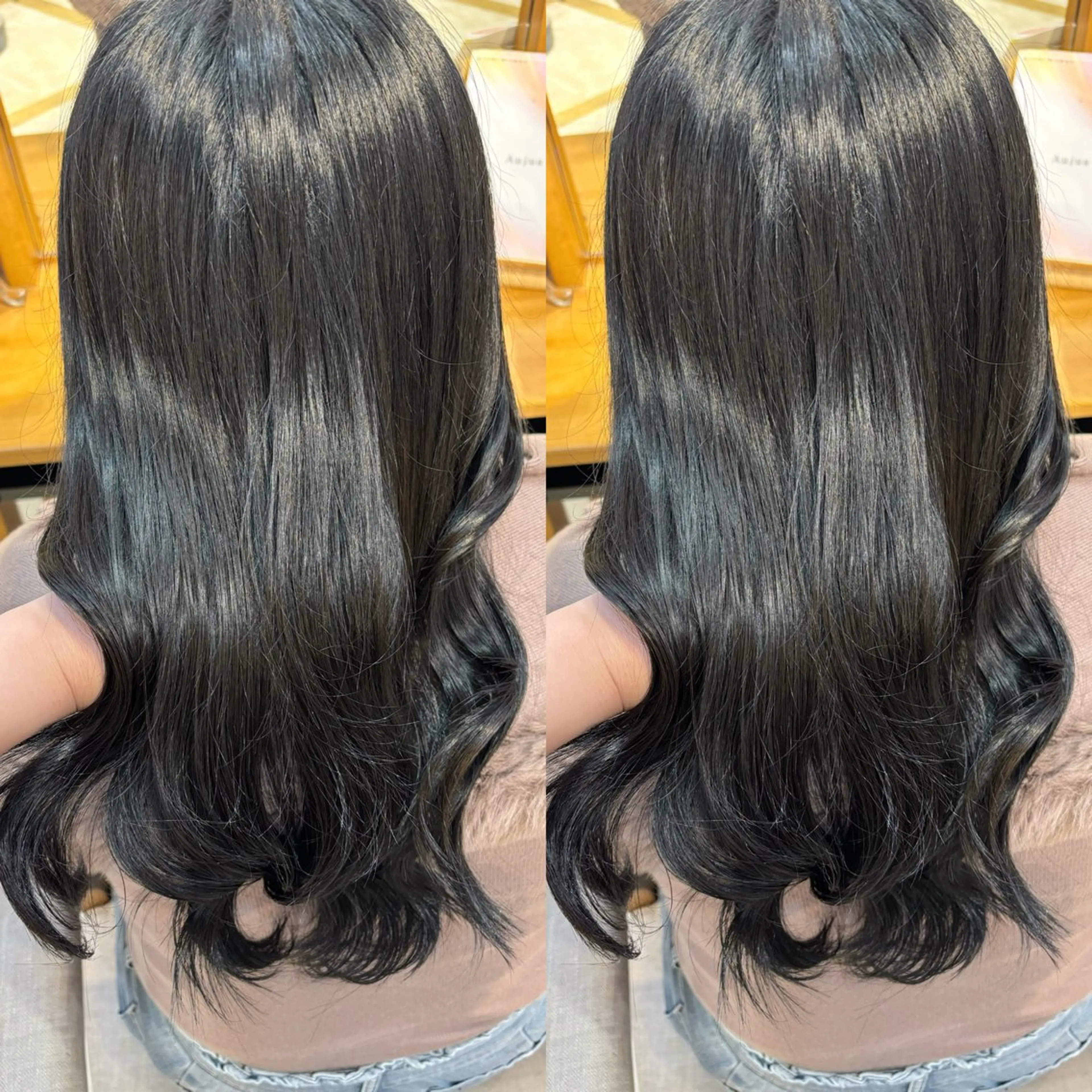 セミロング カット ヘアカラー トリートメント 🍒しの🍒 ハイトーン/カットのヘアスタイル