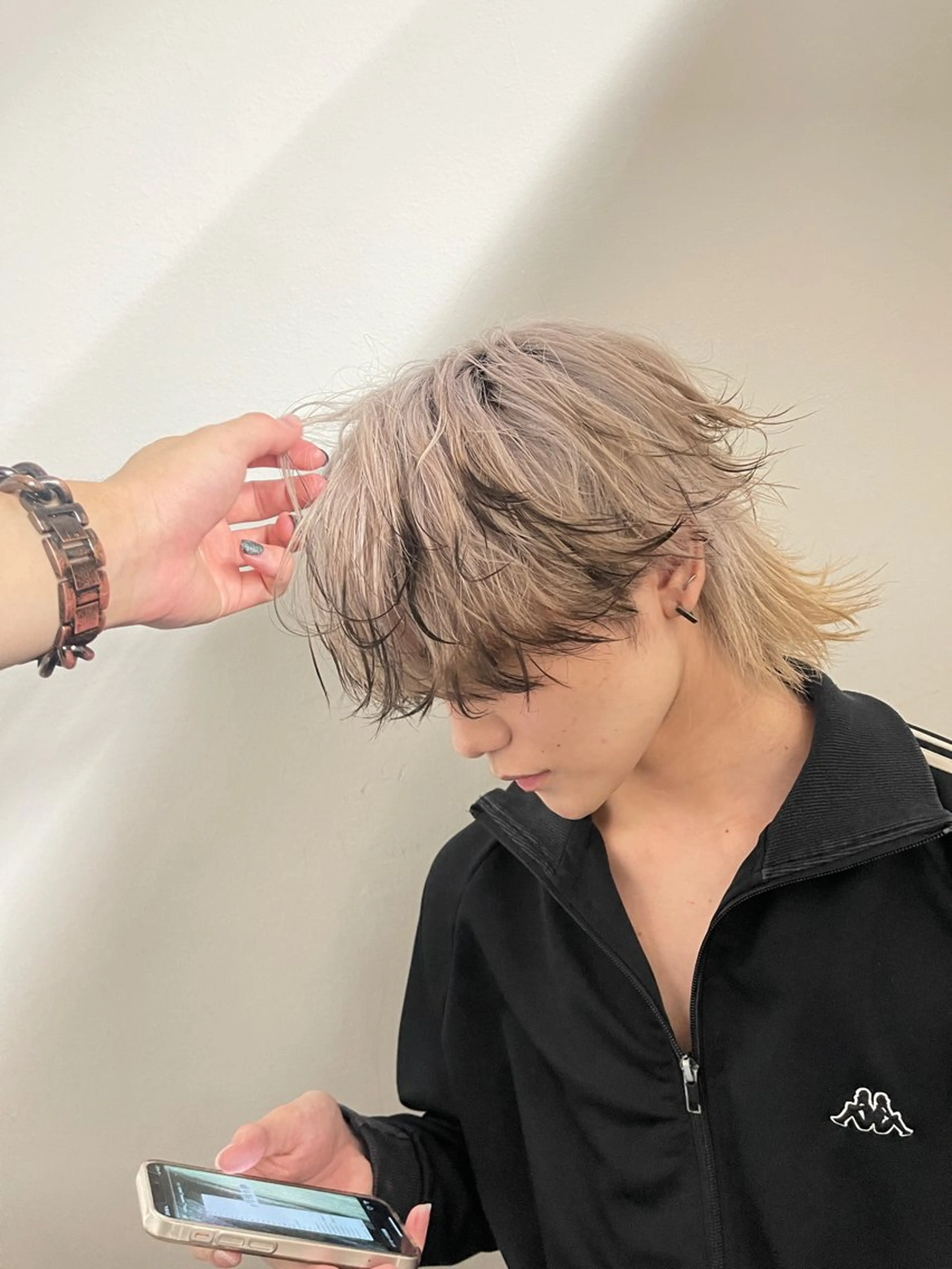 メンズ メンズブリーチ メンズパーマ えーき/渋谷No.1 /メンズヘア/当日割のヘアスタイル