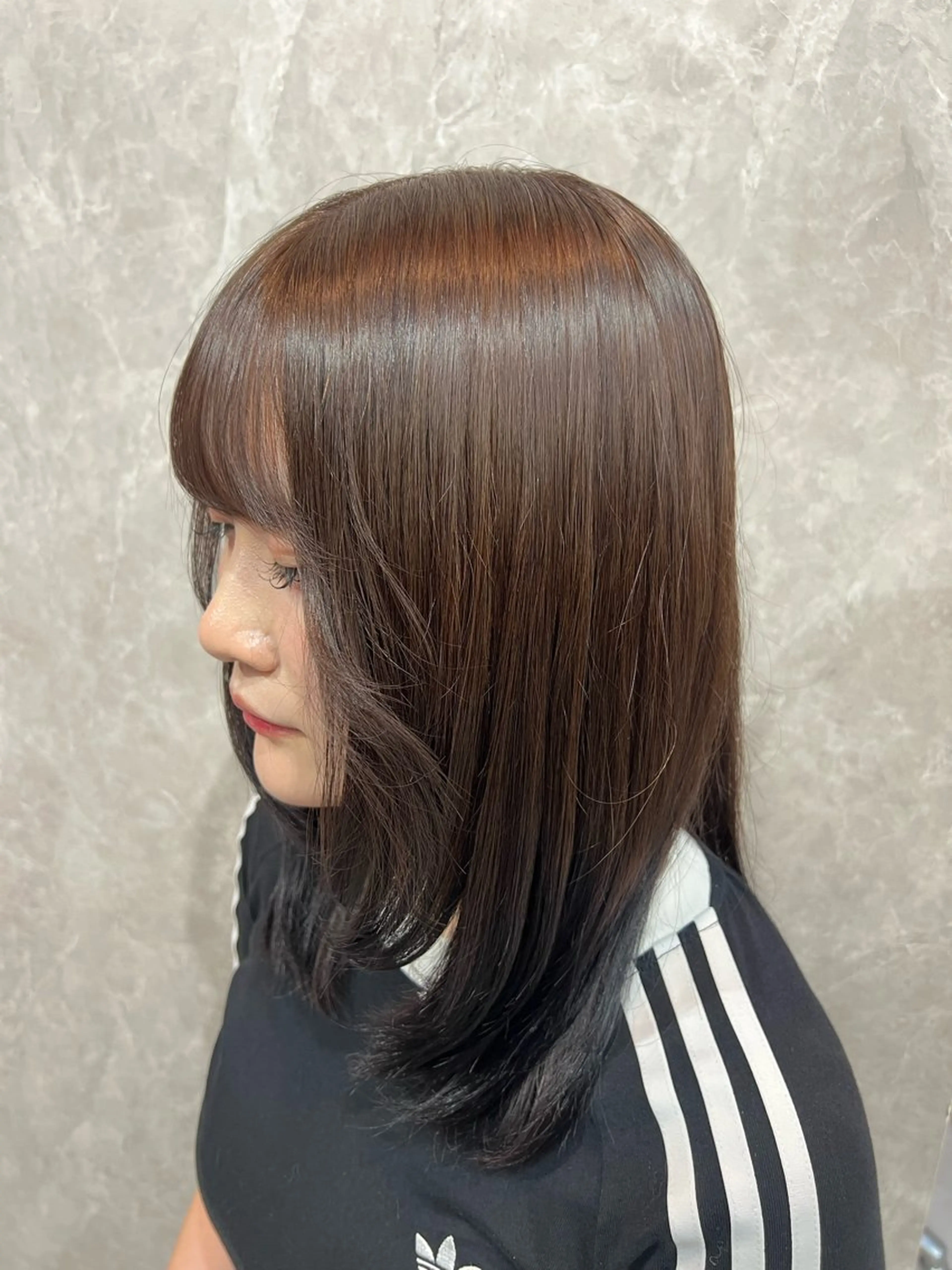 ミディアム ヘアカラー 鹿児島 天文館 Colore凜のヘアスタイル