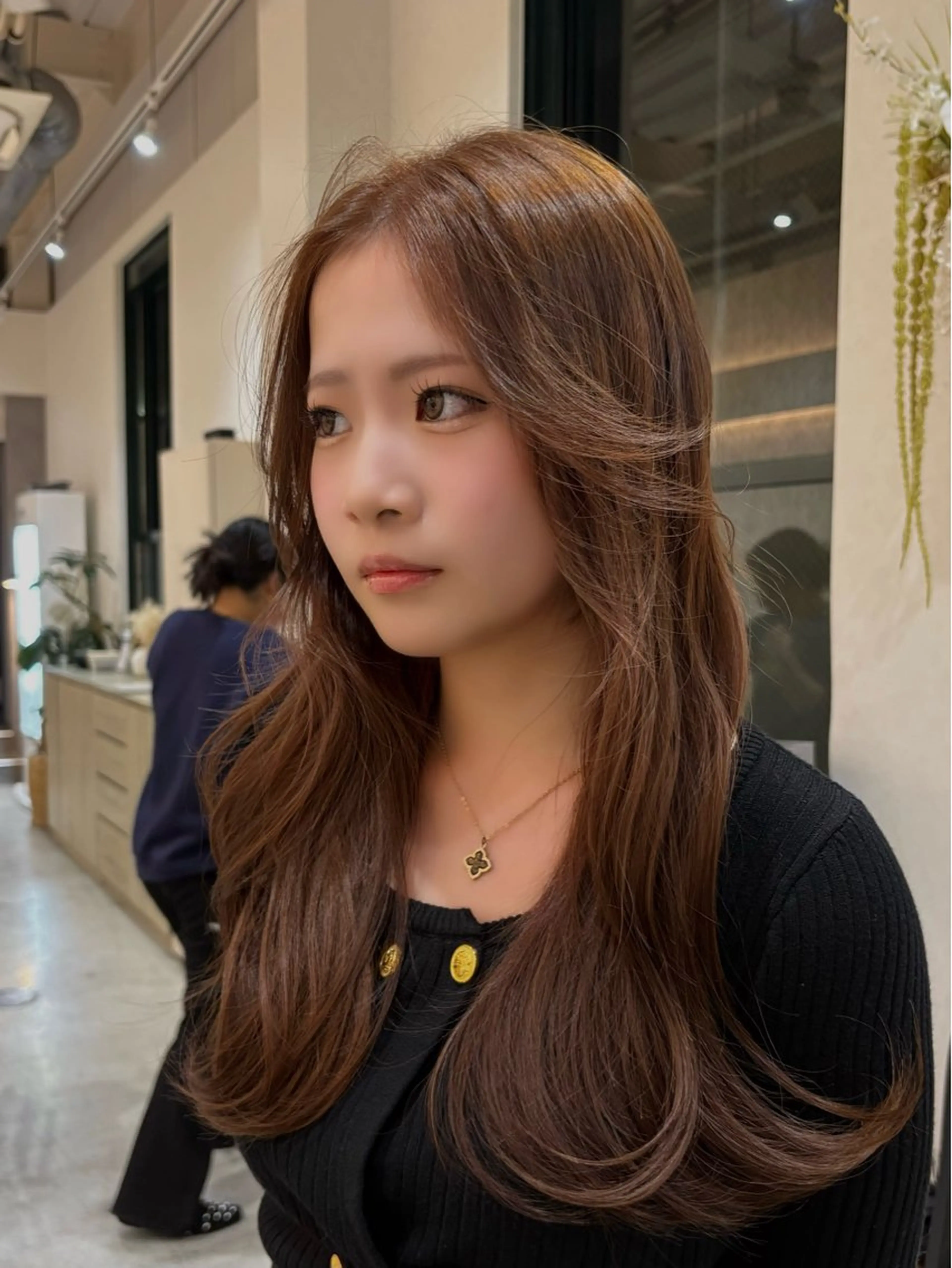 ロング カラー カット ヘアカラー balance.所属・balance.赤田 蒼空のヘアスタイル