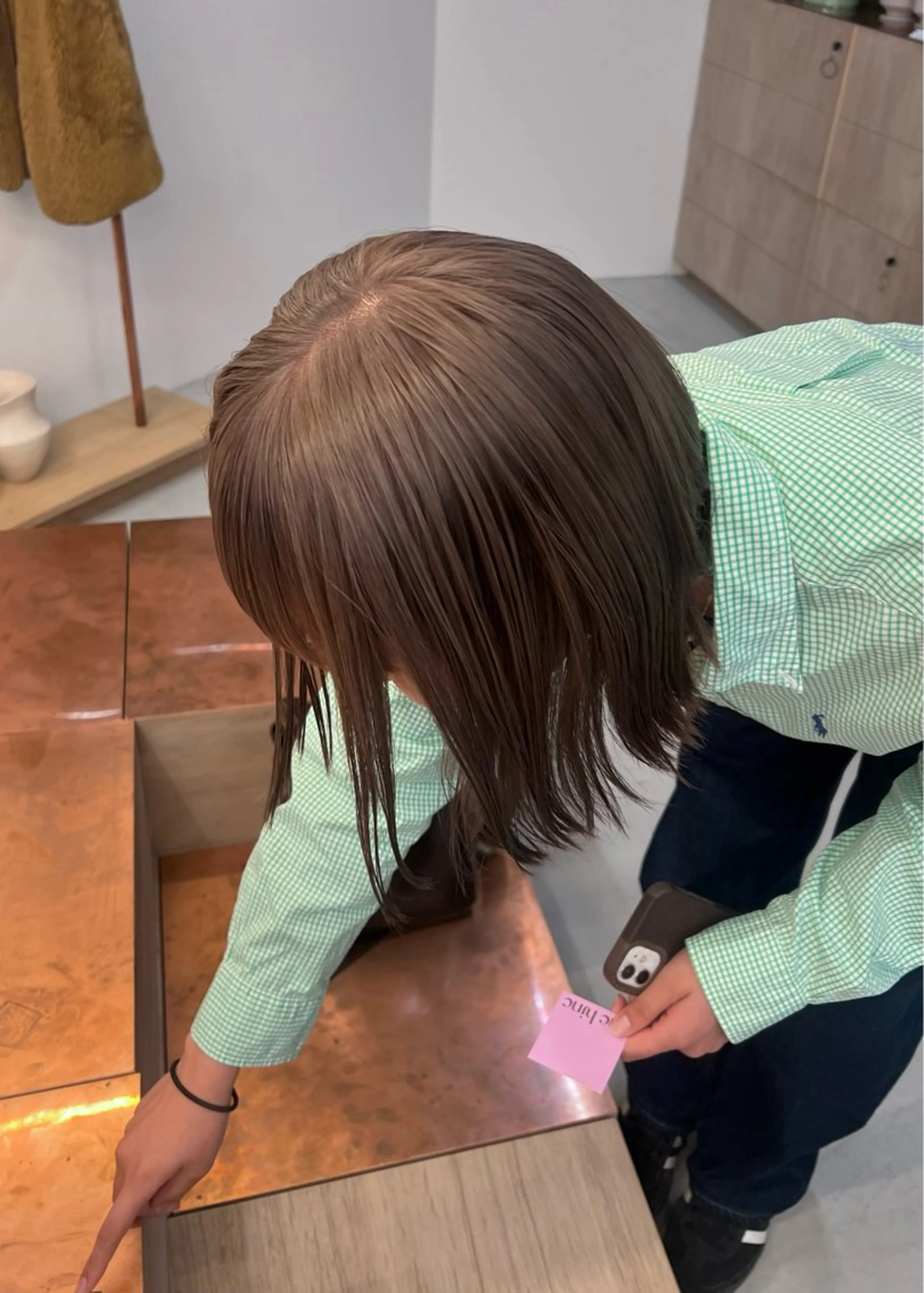 カラー the hinc所属・miyu /大阪 /レイヤーカットのヘアスタイル