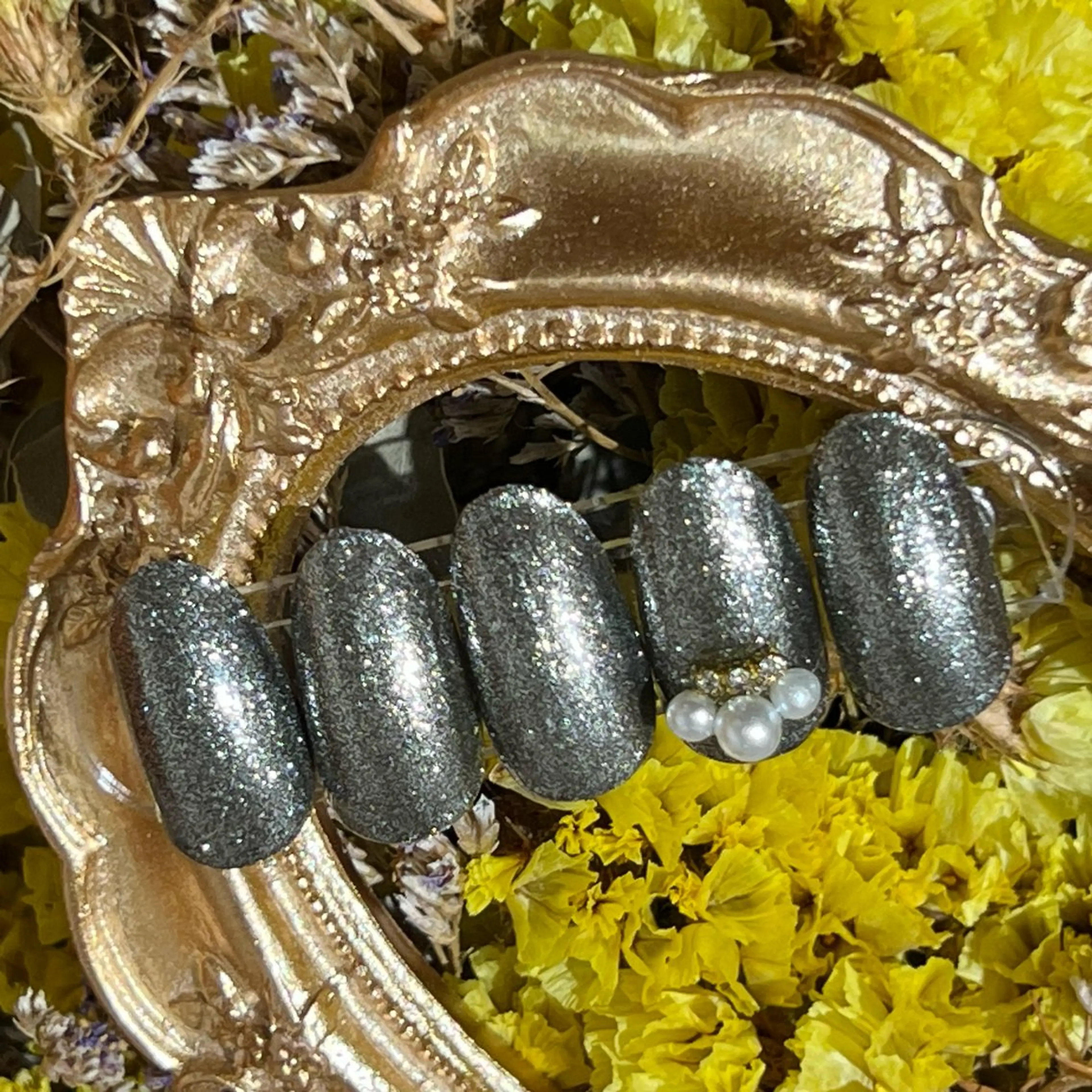 ネイル アートネイル フラッシュネイル フレンチネイル ジェルネイル ガラスフレンチ ハンドネイル You&Me Yukiのネイルデザイン