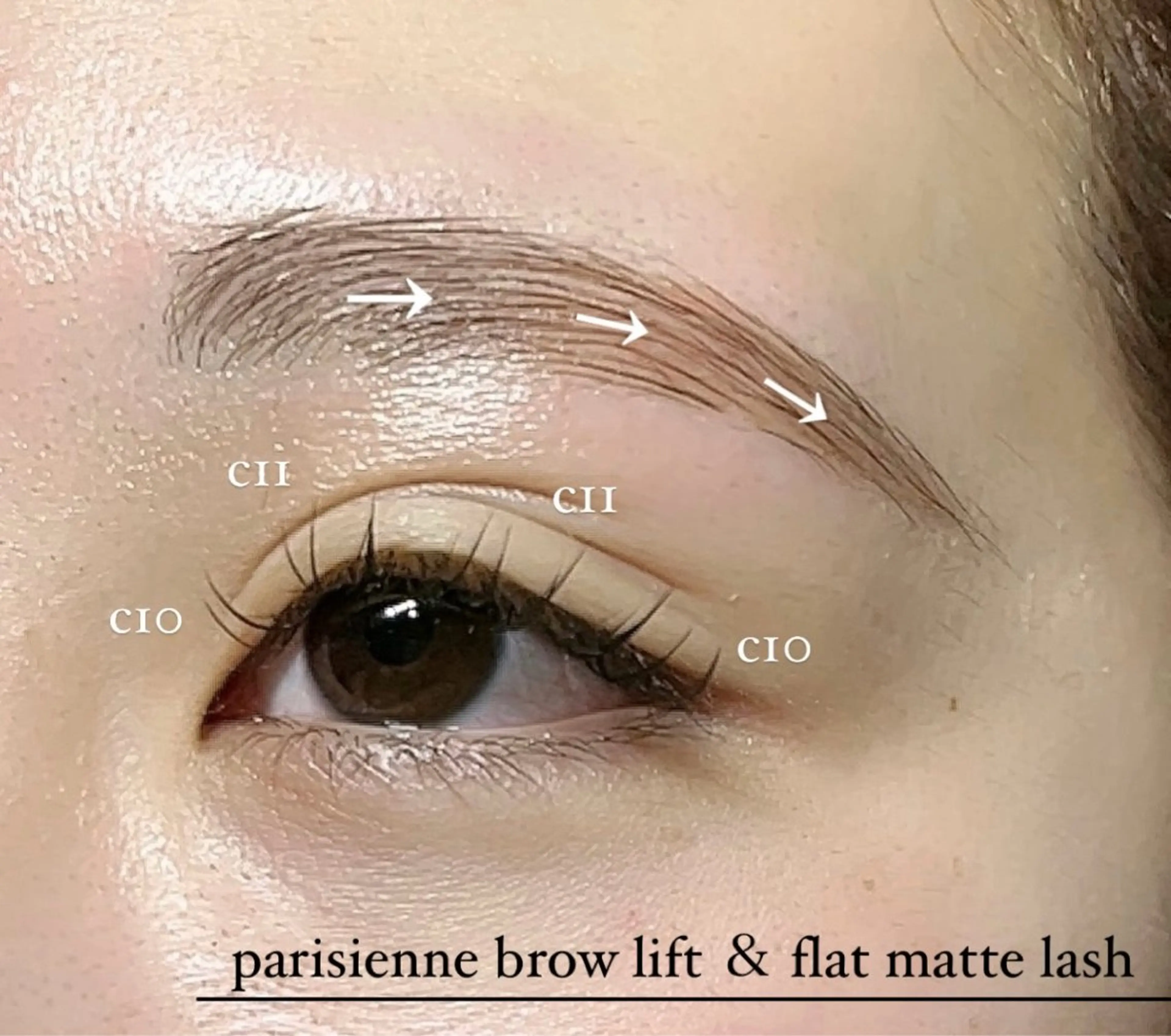 アイブロウ Veil ayakaのマツエク・マツパデザイン