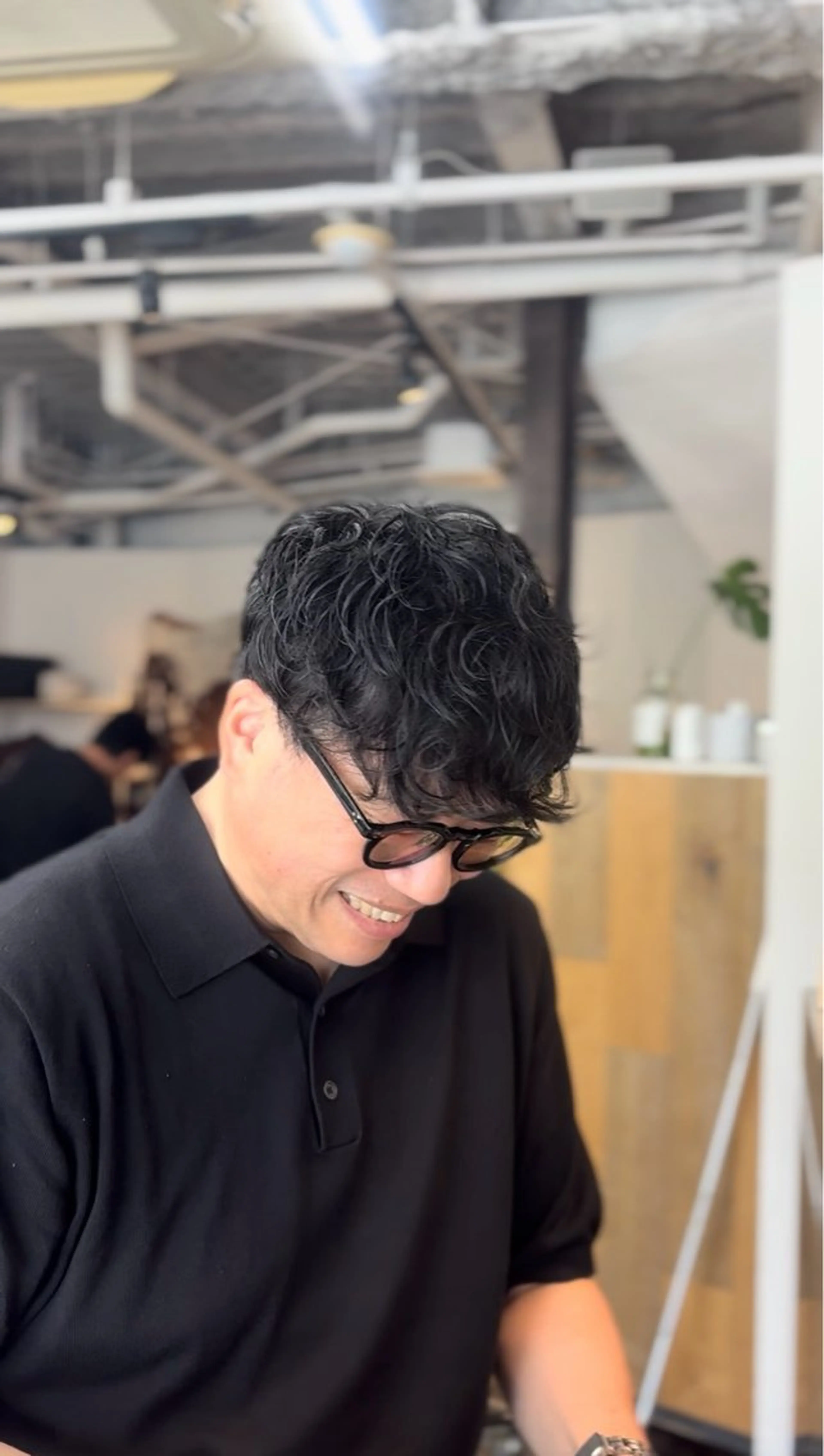 ショート パーマ メンズ メンズパーマ メンズスパイラルパーマ スパイラルパーマ BELO/ yuzuのヘアスタイル