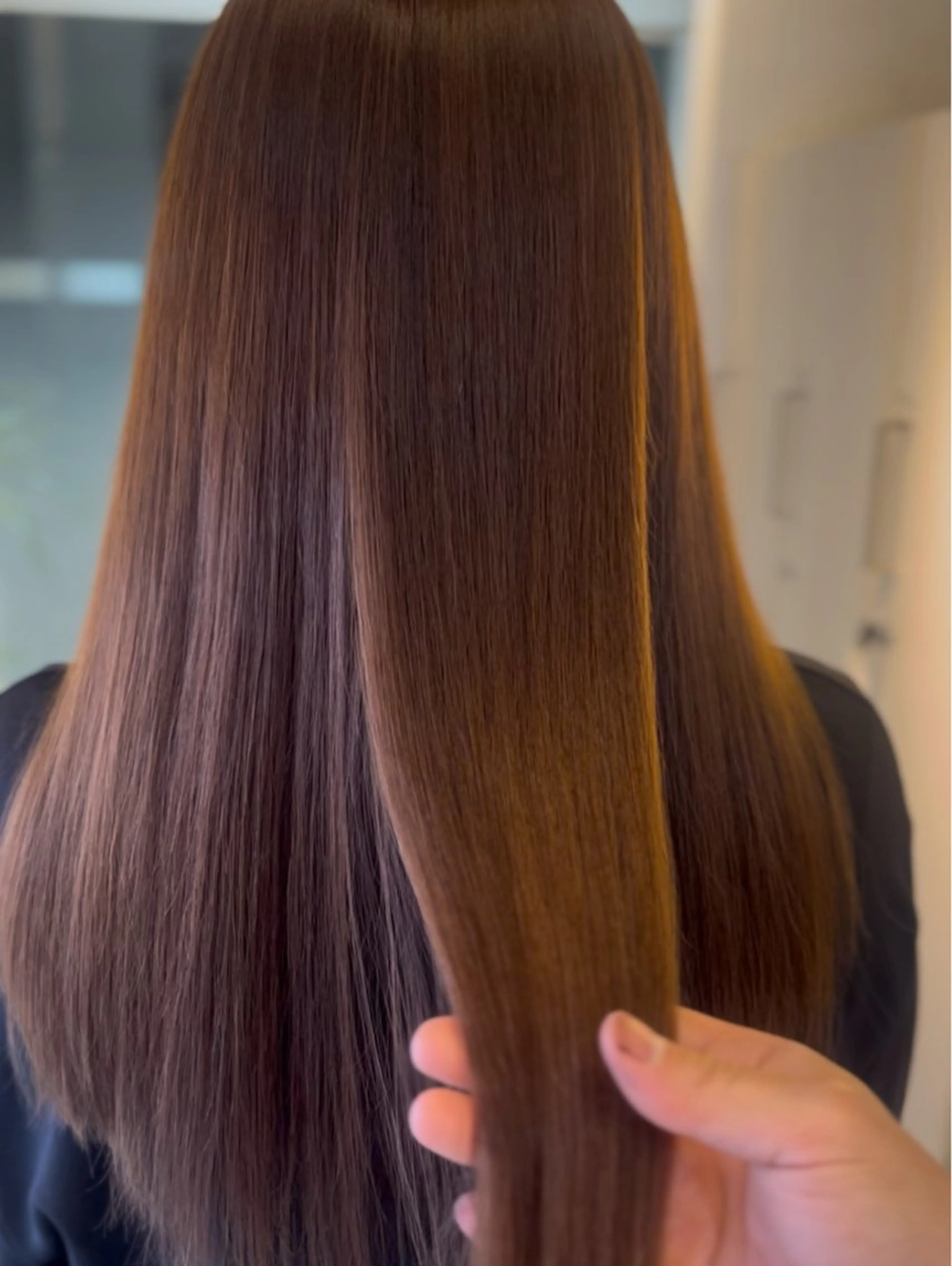 ロング 髪質改善 縮毛矯正 カット 縮毛矯正 トリートメント CIEL大名店 髪質改善・Aujua認定サロン【髪質改善シエル】所属・CIEL天神／大名／ 縮毛矯正／髪質改善のヘアスタイル