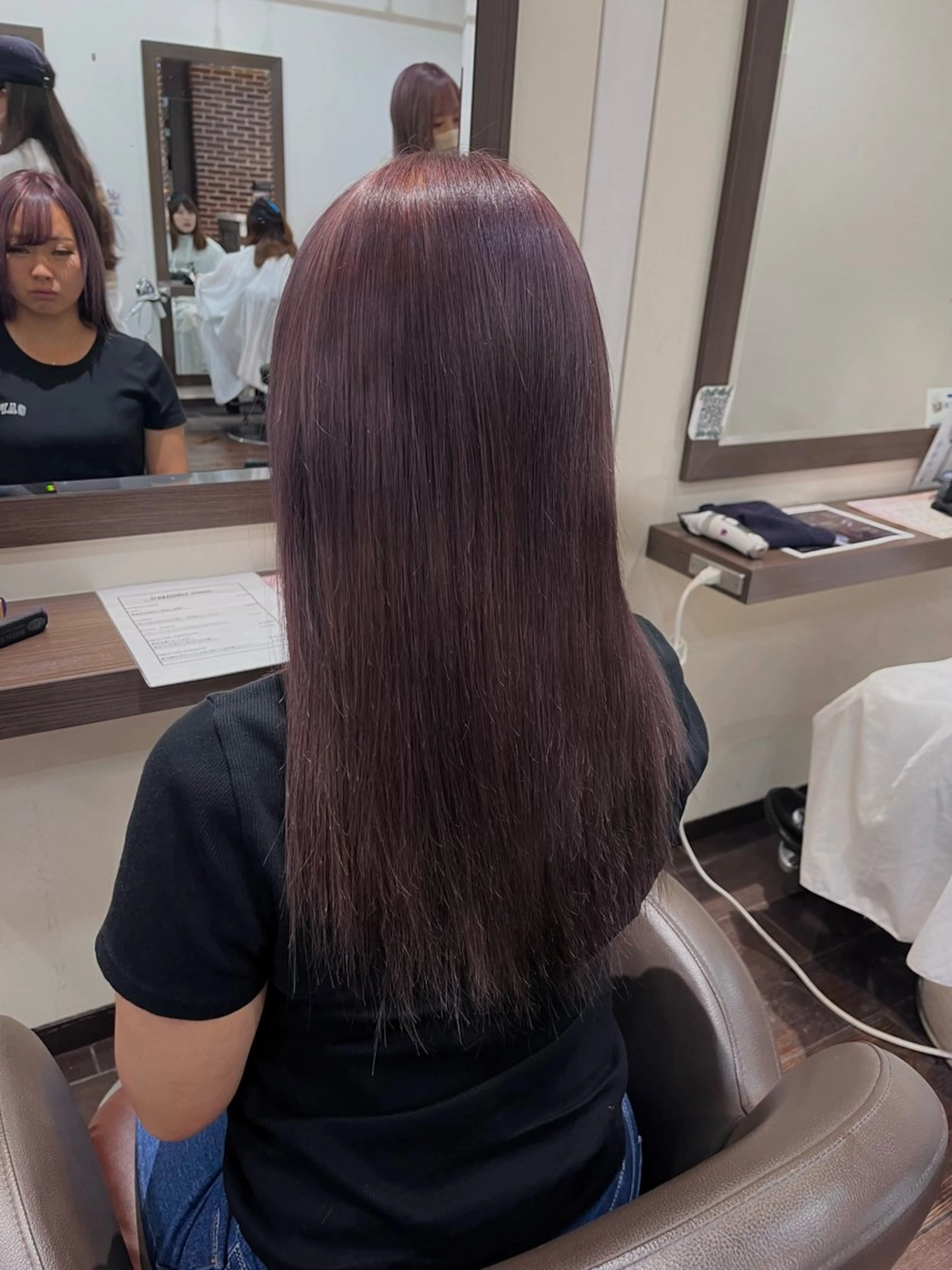 ロング カラー ブリーチ ケアブリーチ ダブルカラー イヤリングカラー グラデーションカラー ヘアカラー 酸性ストレート 🤍🎀honokaのヘアスタイル