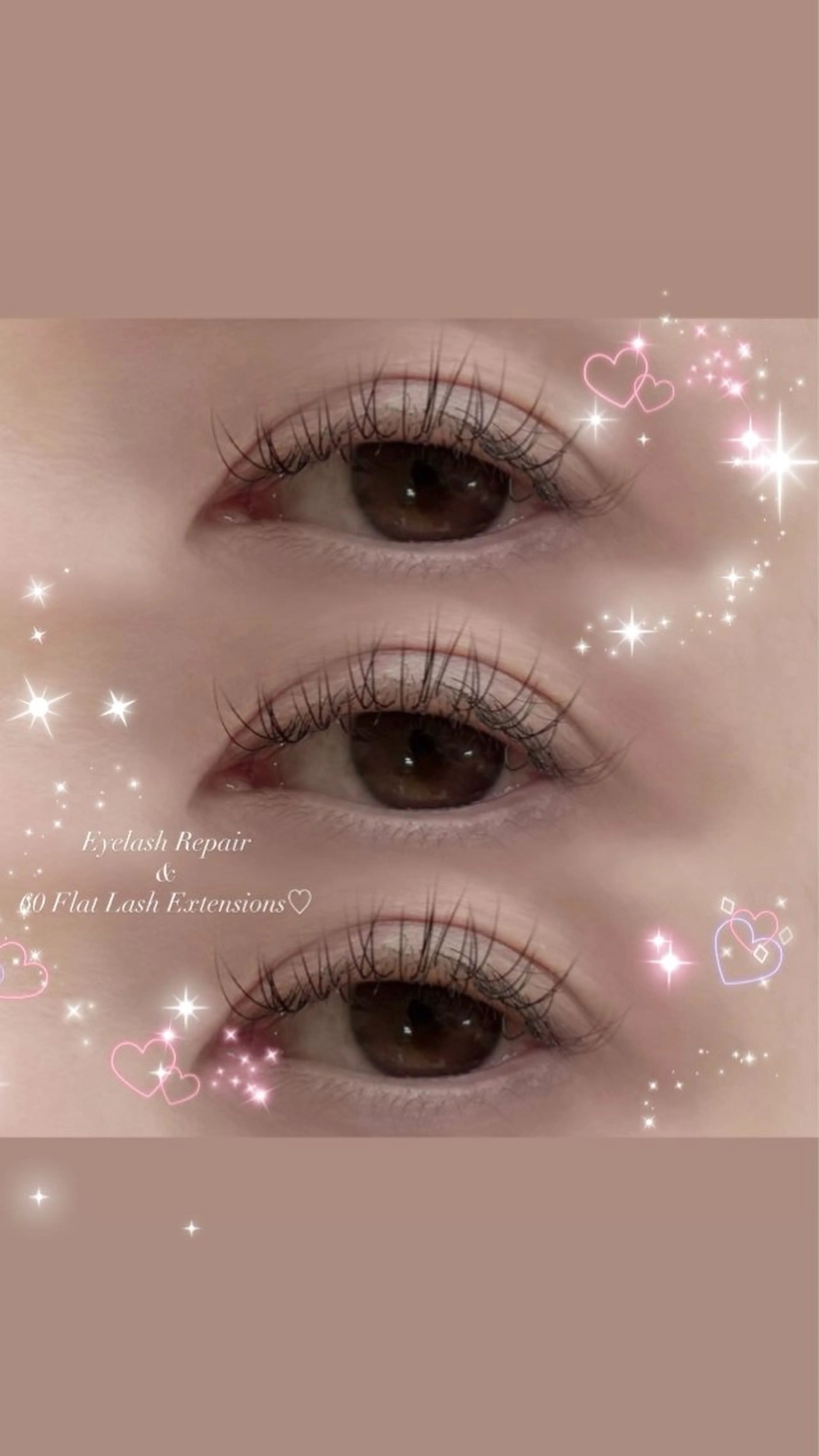 マツエク・マツパ 心 【EYELA】のマツエク・マツパデザイン