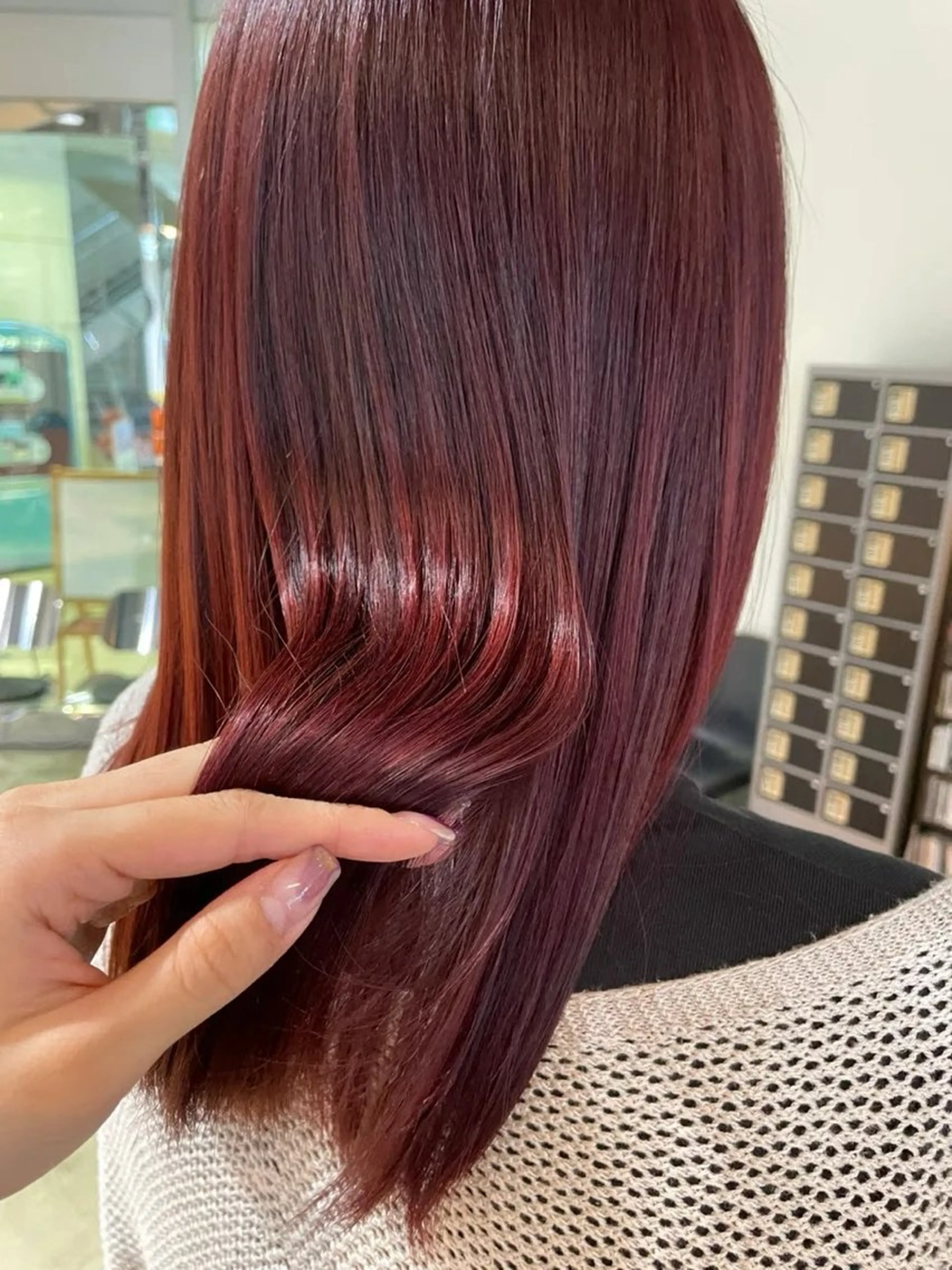 ミディアム カラー ブリーチ ブリーチなしカラー ヘアカラー トリートメント 🔆N°大分🔆 ﾜﾀﾅﾍﾞｱｵｲのヘアスタイル