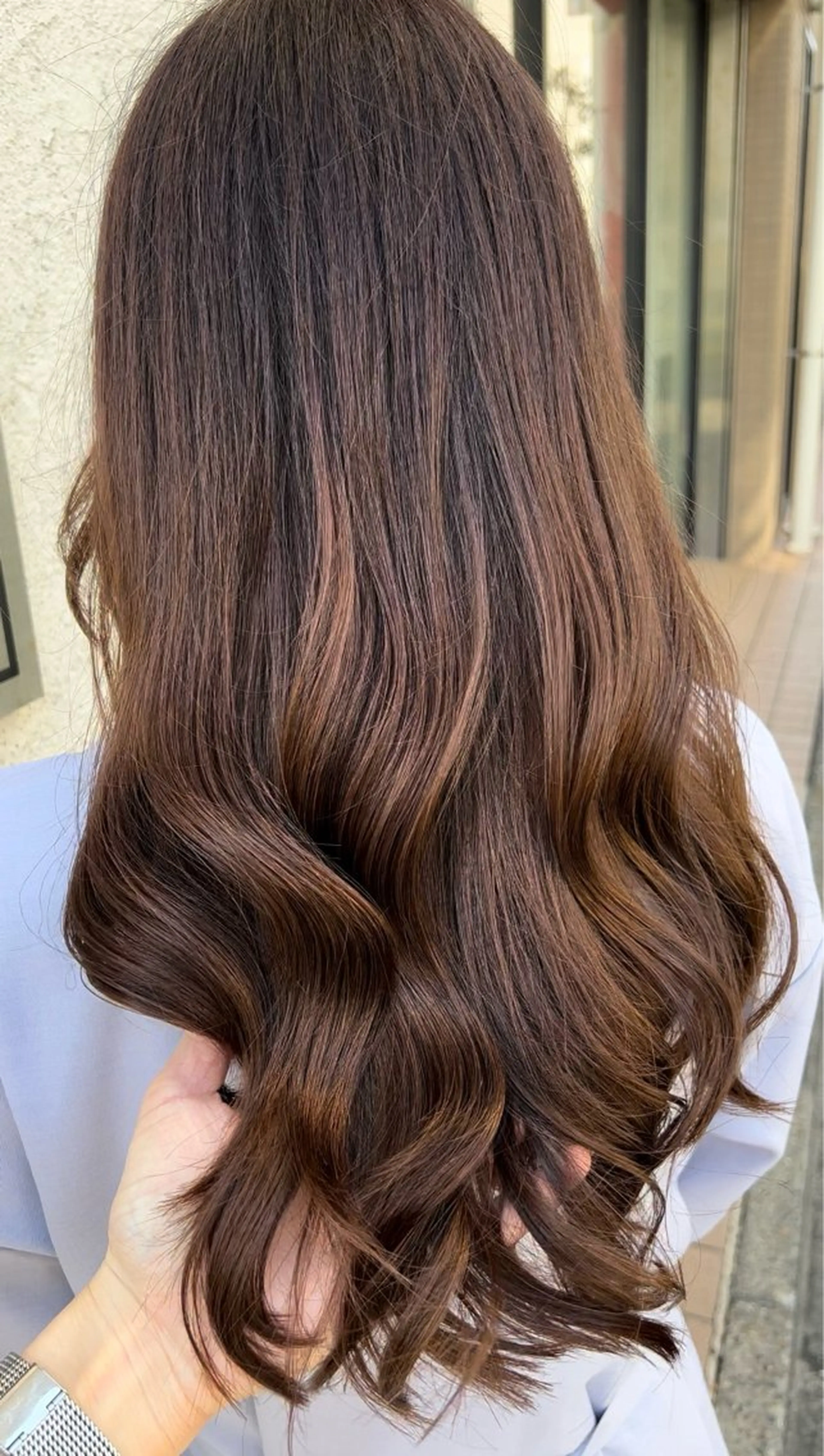 ロング カラー 髪質改善 韓国風ヘア ✨技術講師.艶髪✨ ✂︎佐久間✂︎のヘアスタイル