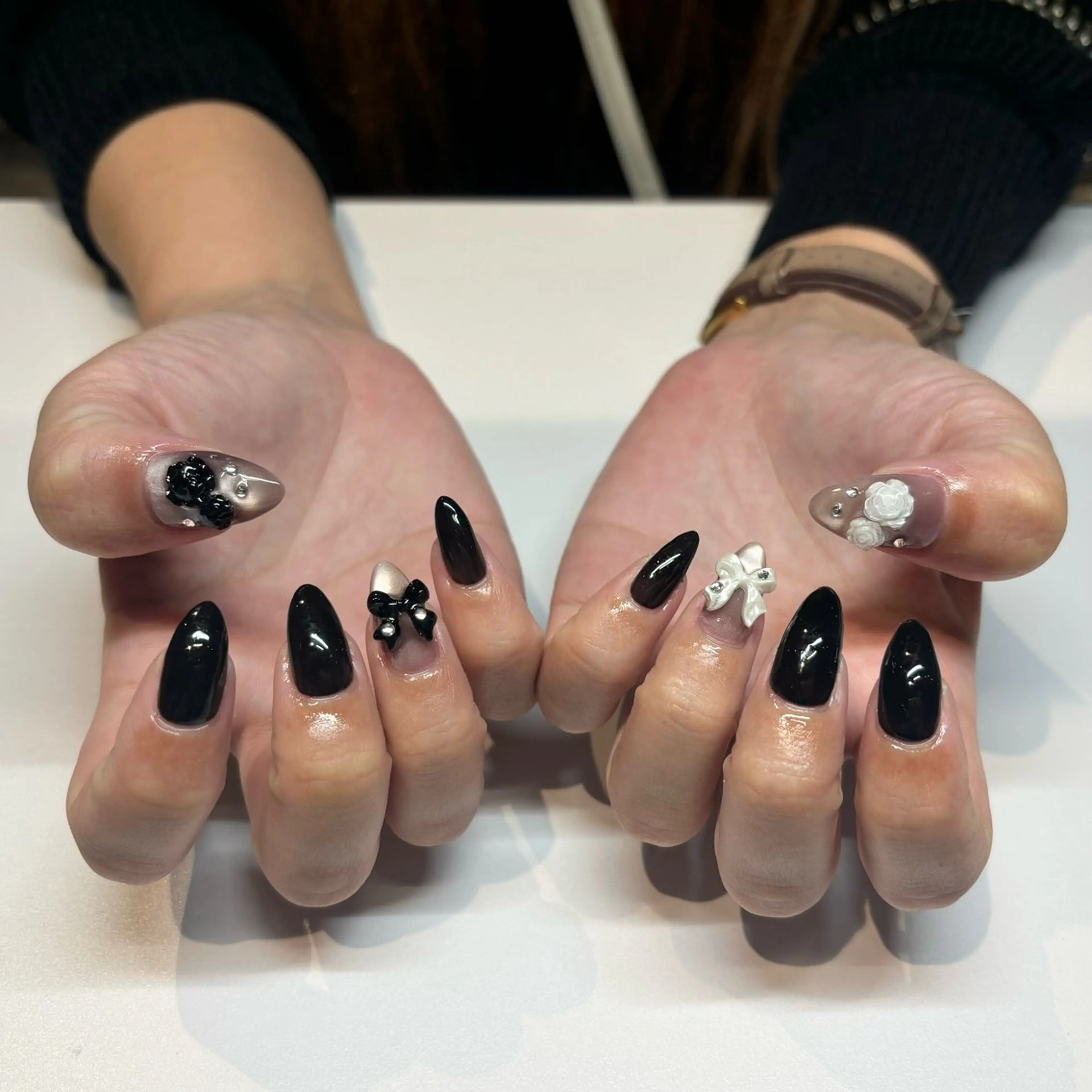 【オフなし】🎀成人式限定クーポン🎀 片手2本持ち込みアート＋長さ出し10本💅🏻 ⚠️複雑アートは不可となりますの写真