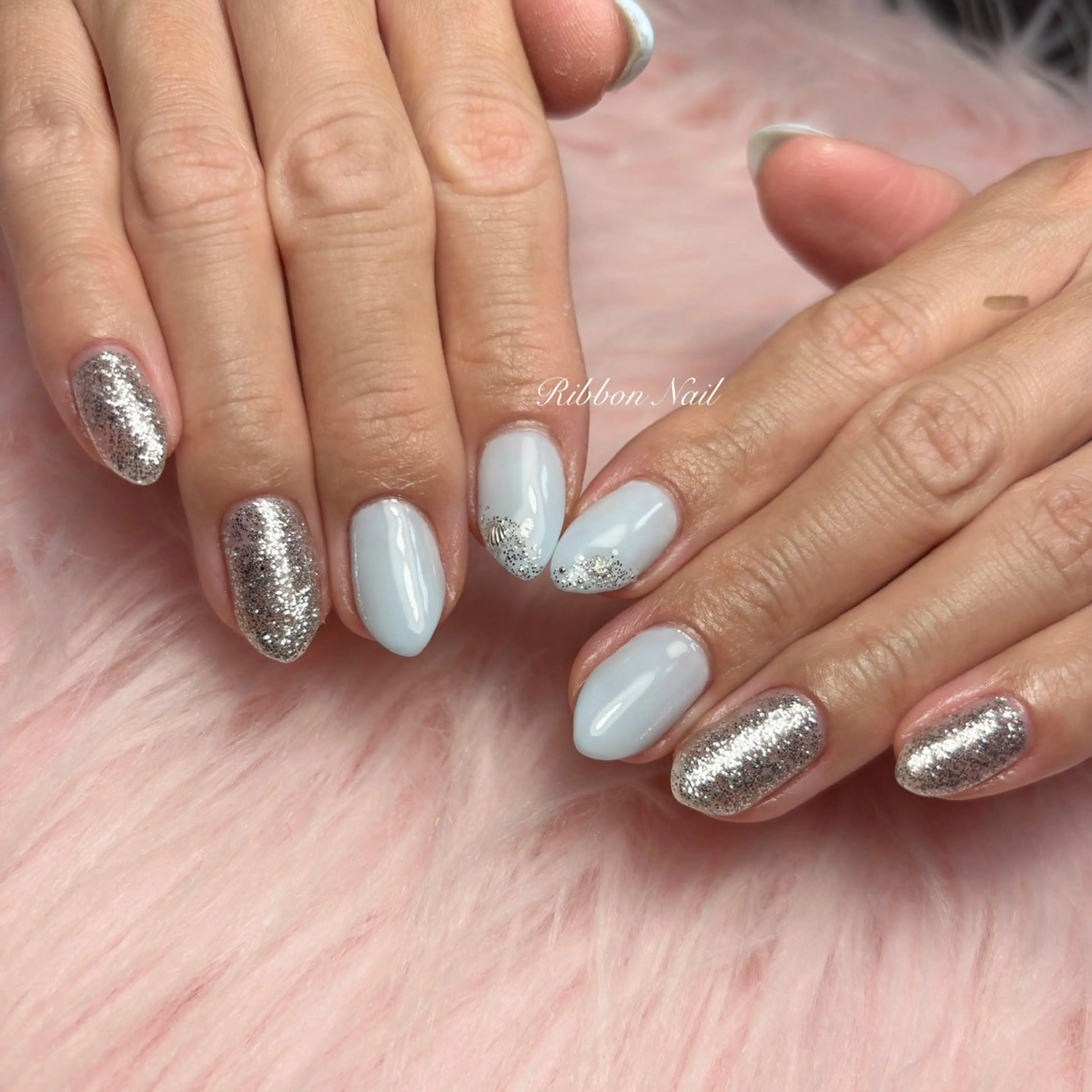 ネイル シンプルネイル Nail Ambra 天王寺店所属・Nail Ambra fusaのネイルデザイン